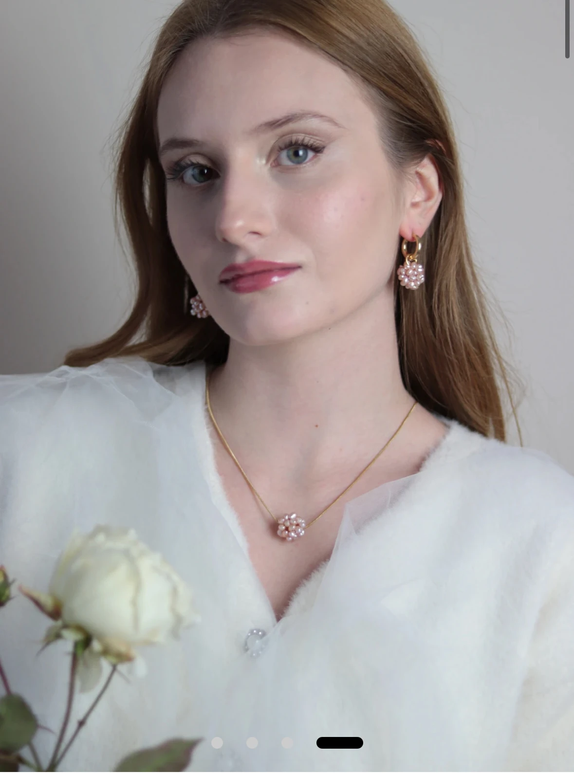 PİNK İSABEL GERÇEK İNCİ KÜPE