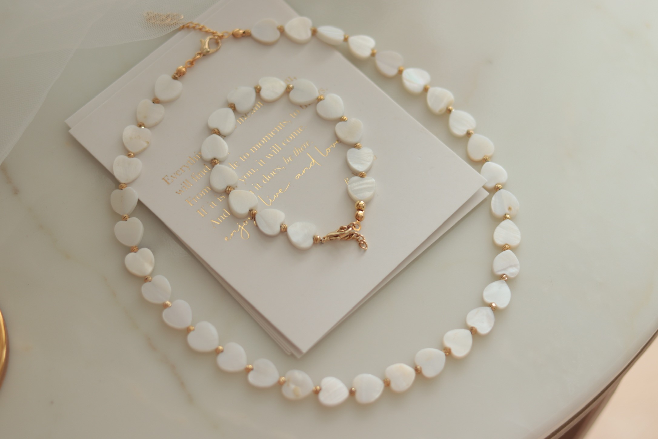 REAL MOTHER OF PEARL LOVE NO:1 BRACELET