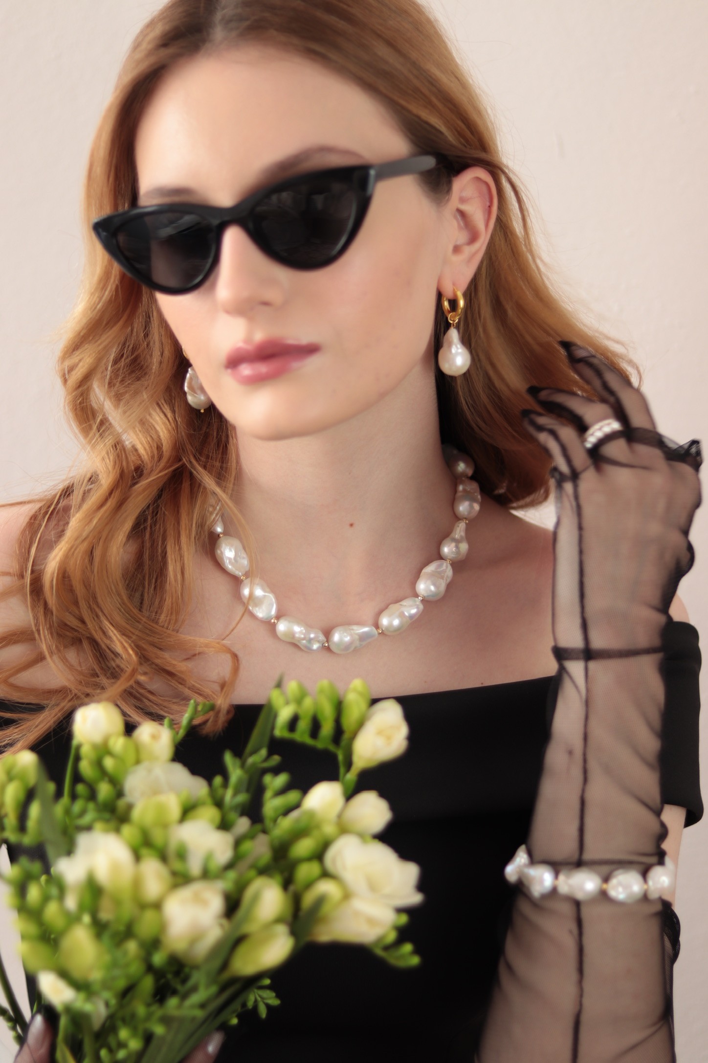 MARIA PREMİUM REAL PEARL NECKLACE