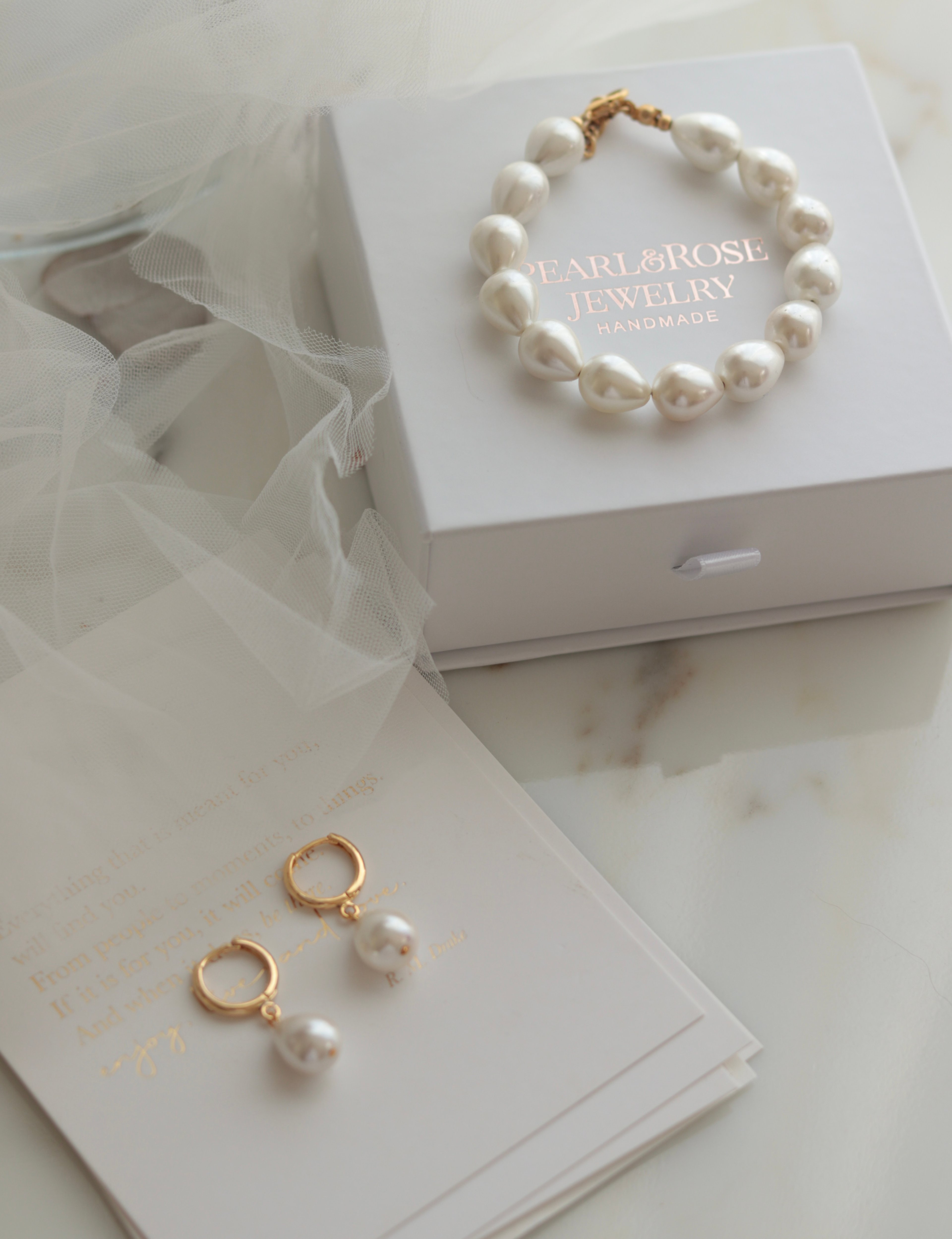 MORICA NO:1 REAL PEARL EARRINGS