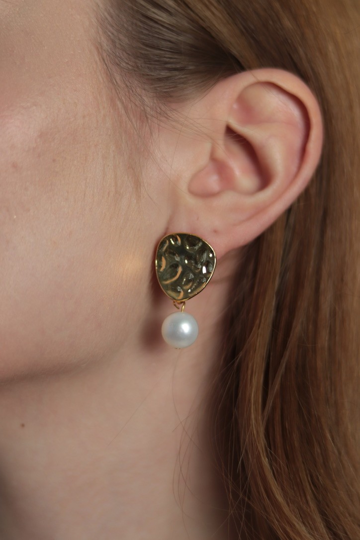 ELENA BAROQUE NO:2 REAL PEARL EARRINGS