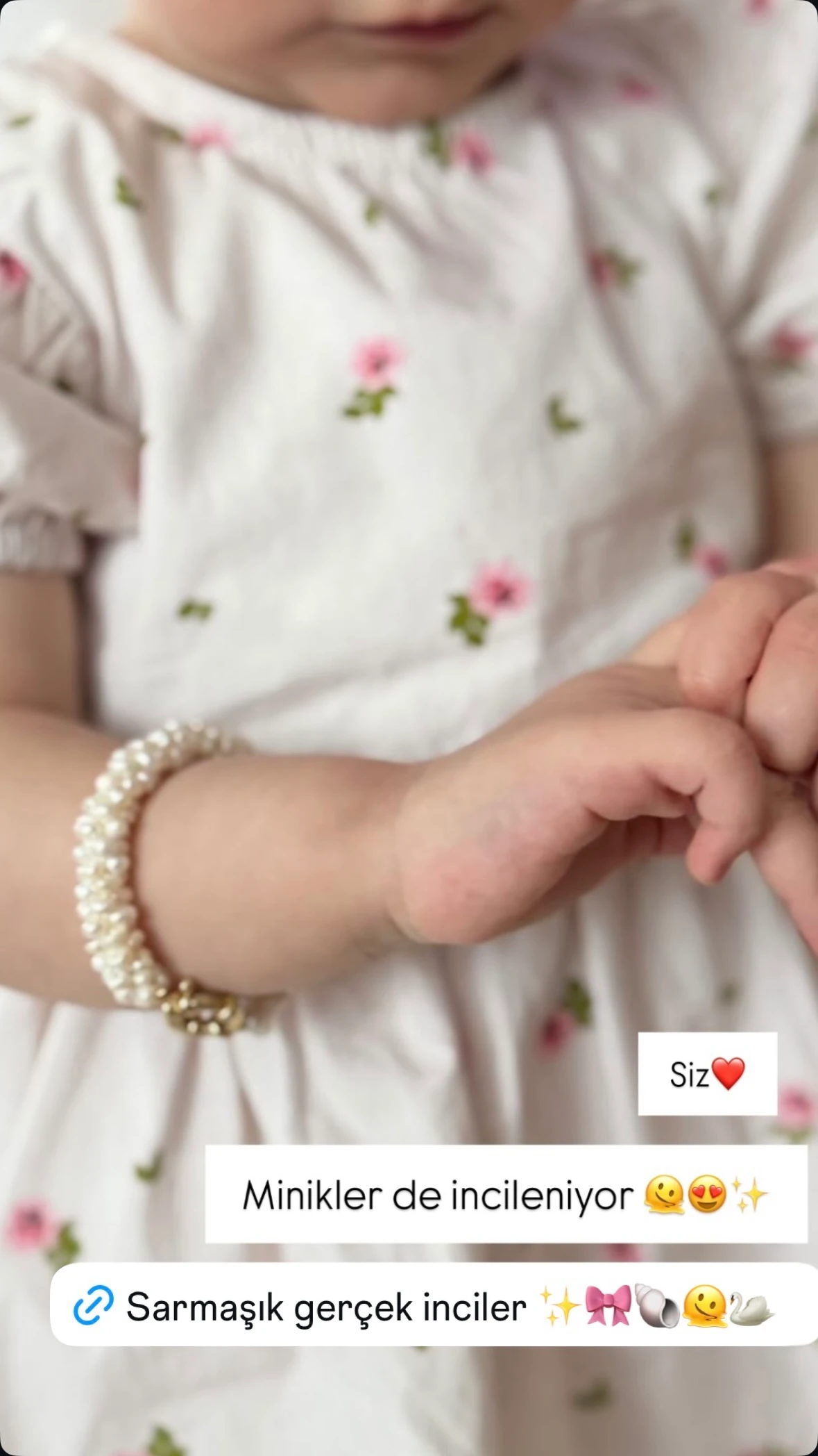 IVY REAL PEARL BRACELET FOR BABY