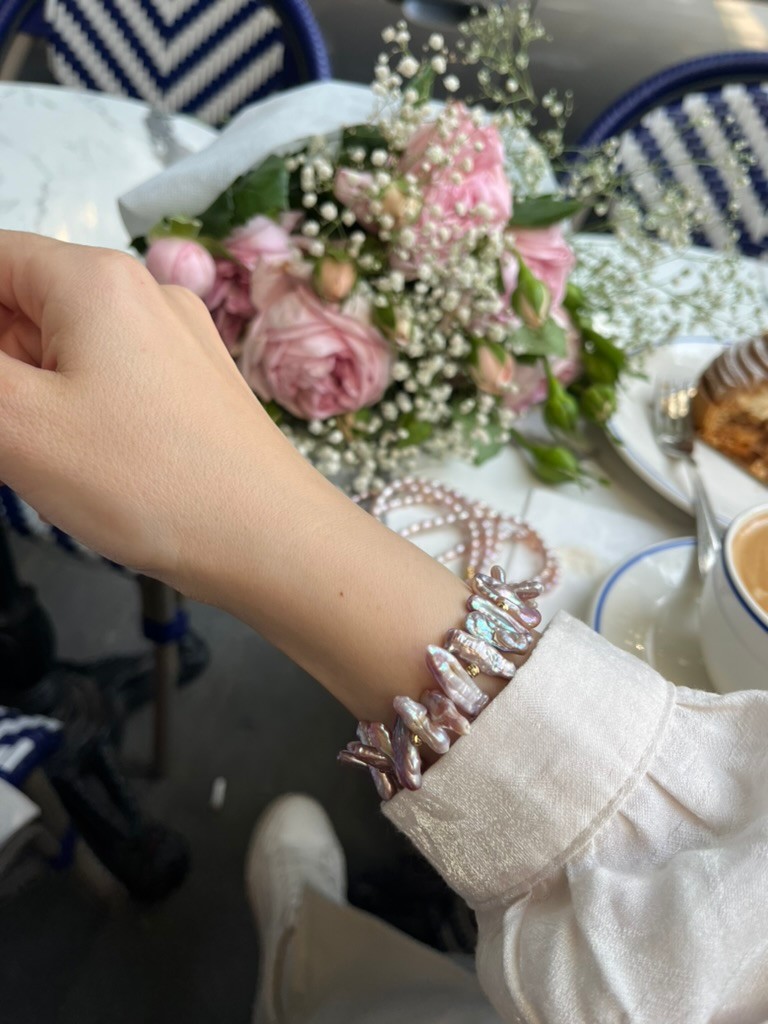 JESSICA REAL PEARL BRACELET