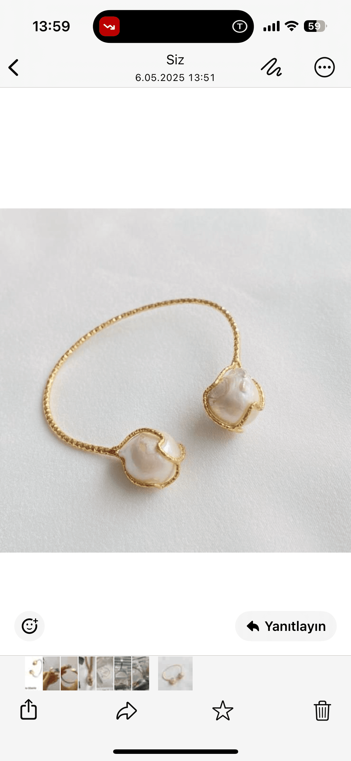MADEMOİSELLE PEARL BRACELET