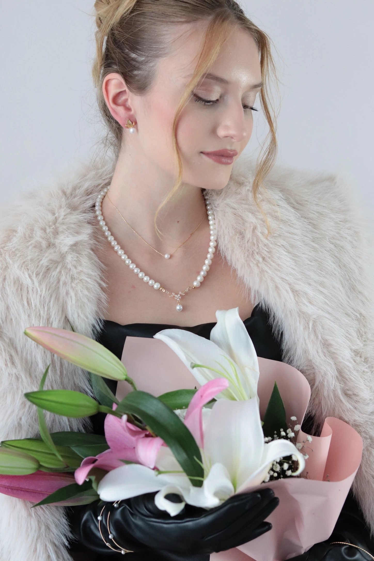 BRİDE COCO KUYUMCU GERÇEK İNCİ KOLYE