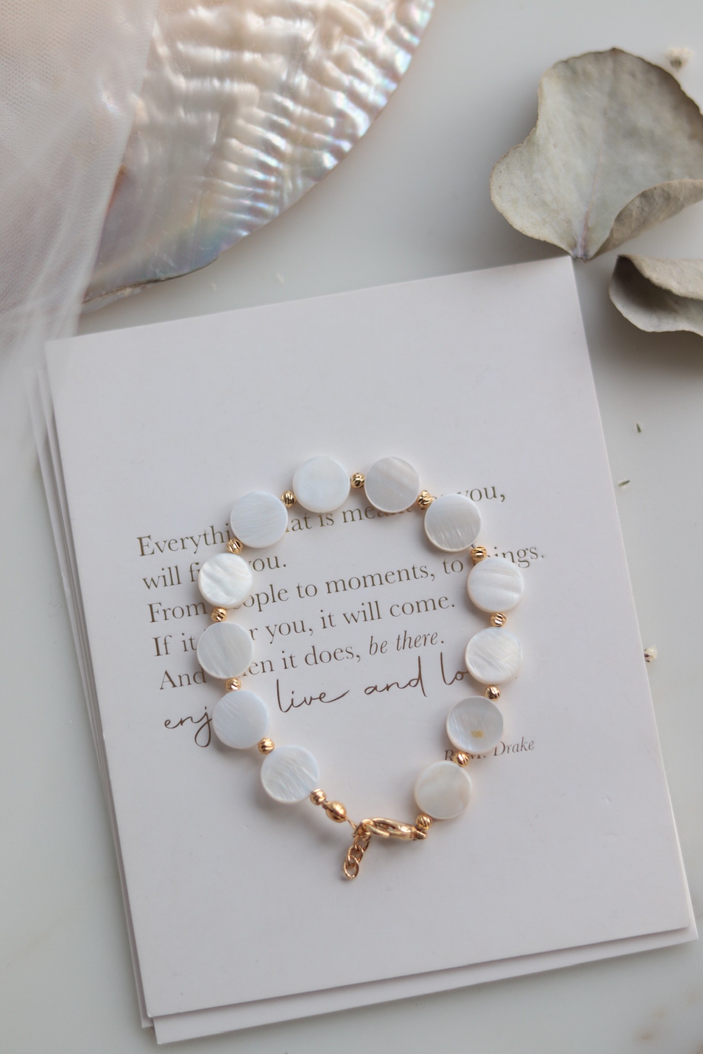 REAL MOTHER OF NO:3 PEARL BRACELET