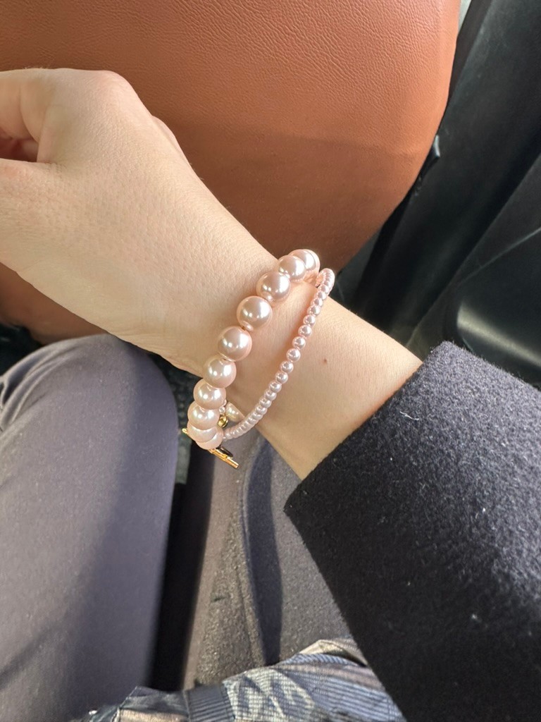 PİNK REAL OHRİ PEARL BRACELET