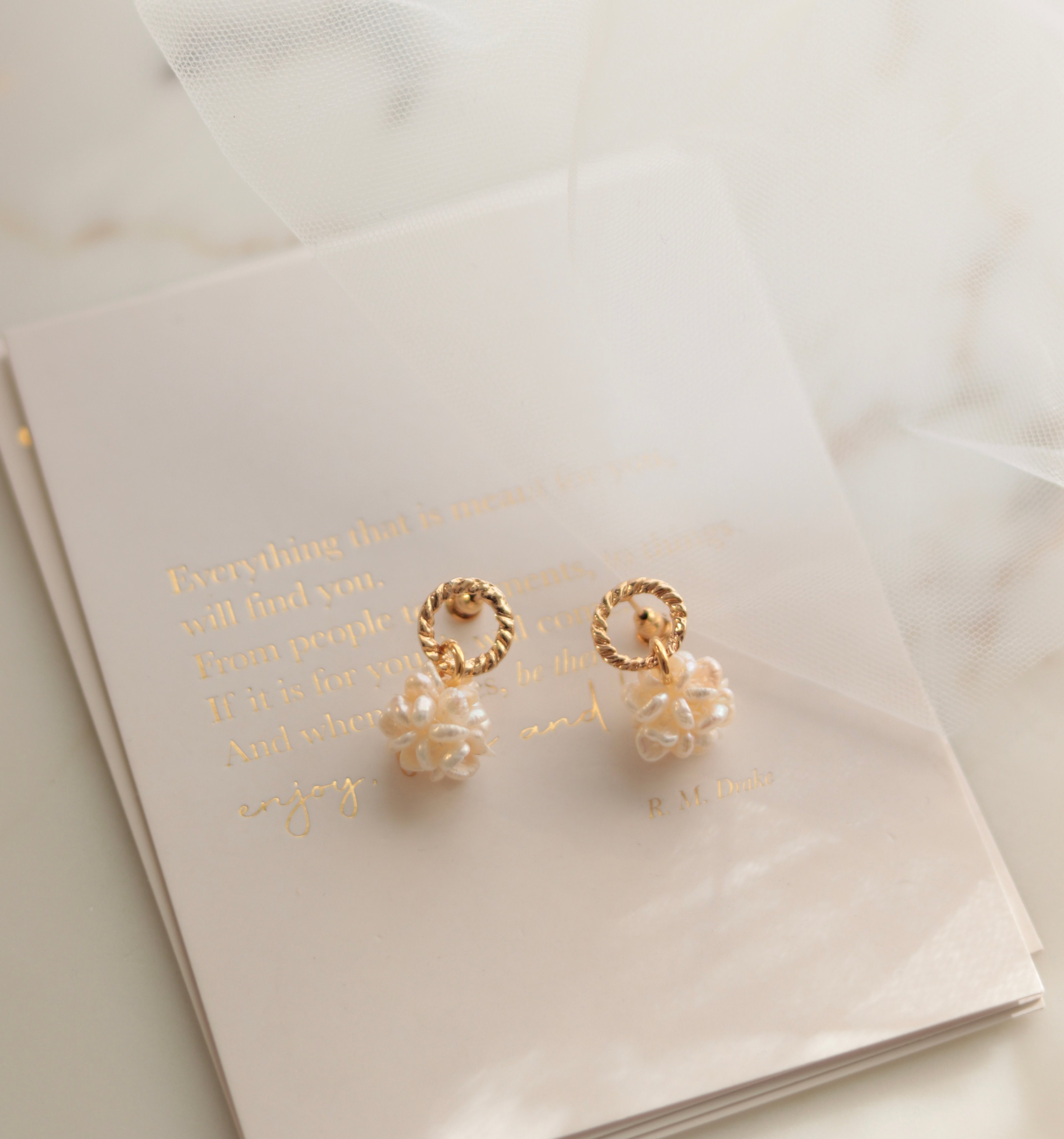 ISABEL NO:5 REAL PEARL EARRINGS