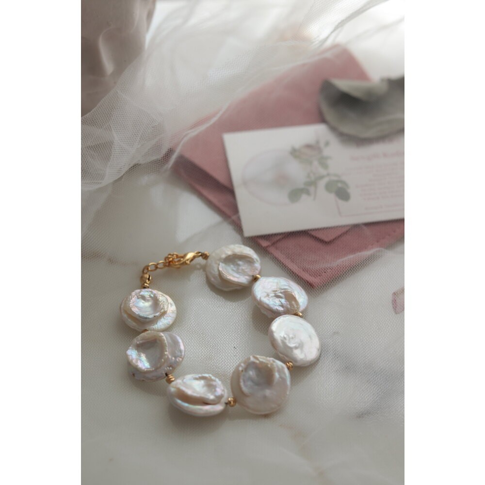 MOHTER BELLA REAL PEARL BRACELET