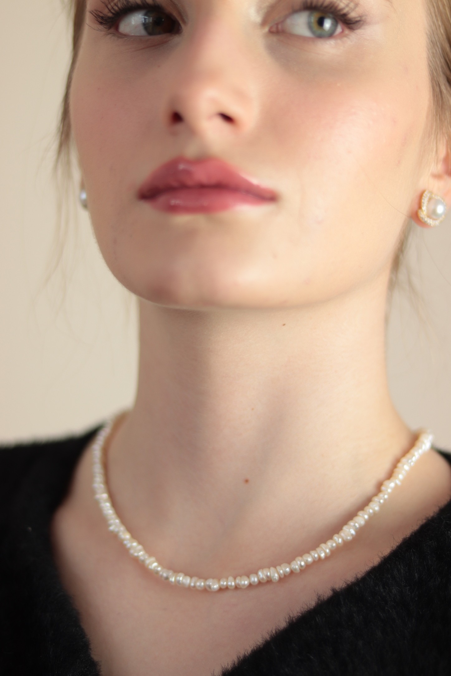 ELEGANT REAL PEARL NECKLACE