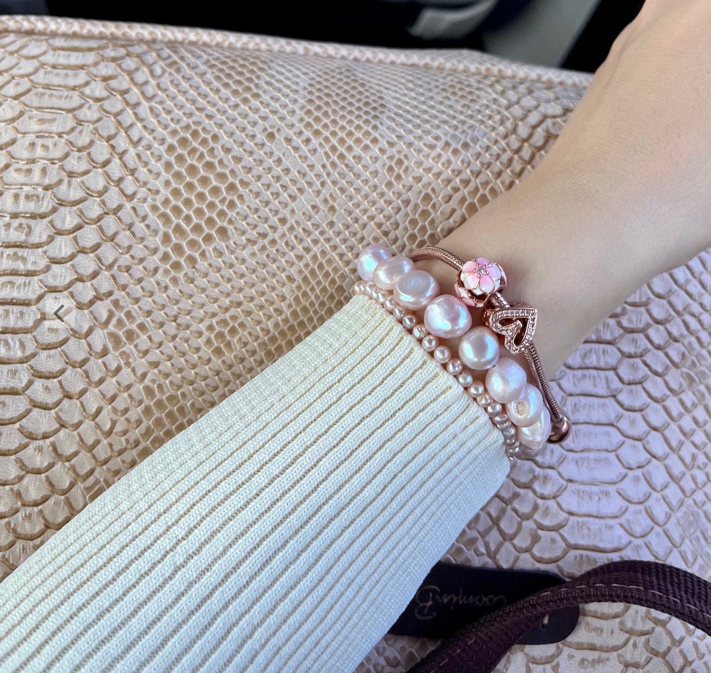 POWDER EMILIA REAL PEARL BRACELET