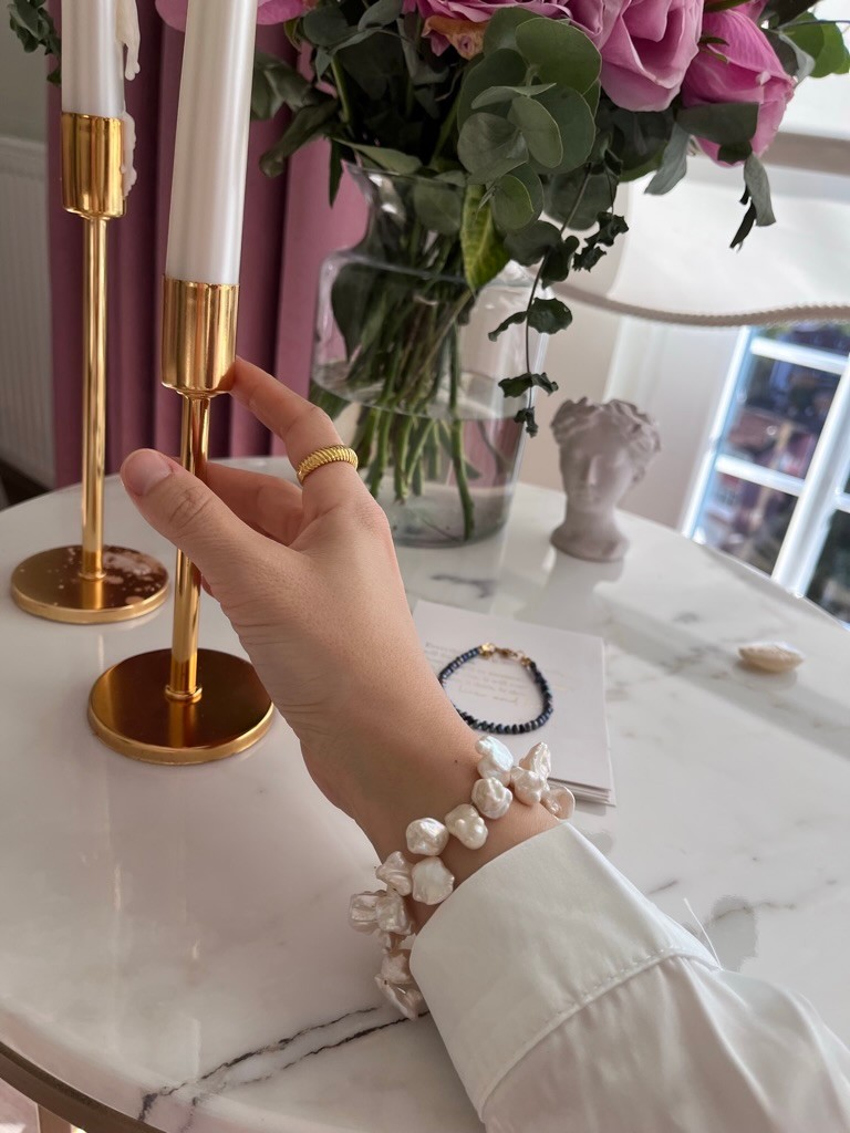 BRİDE NO:1 REAL PEARL BRACELET