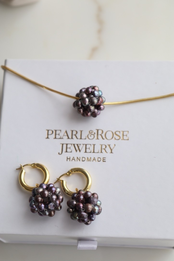 ISABEL REAL PEARL SILVER SET