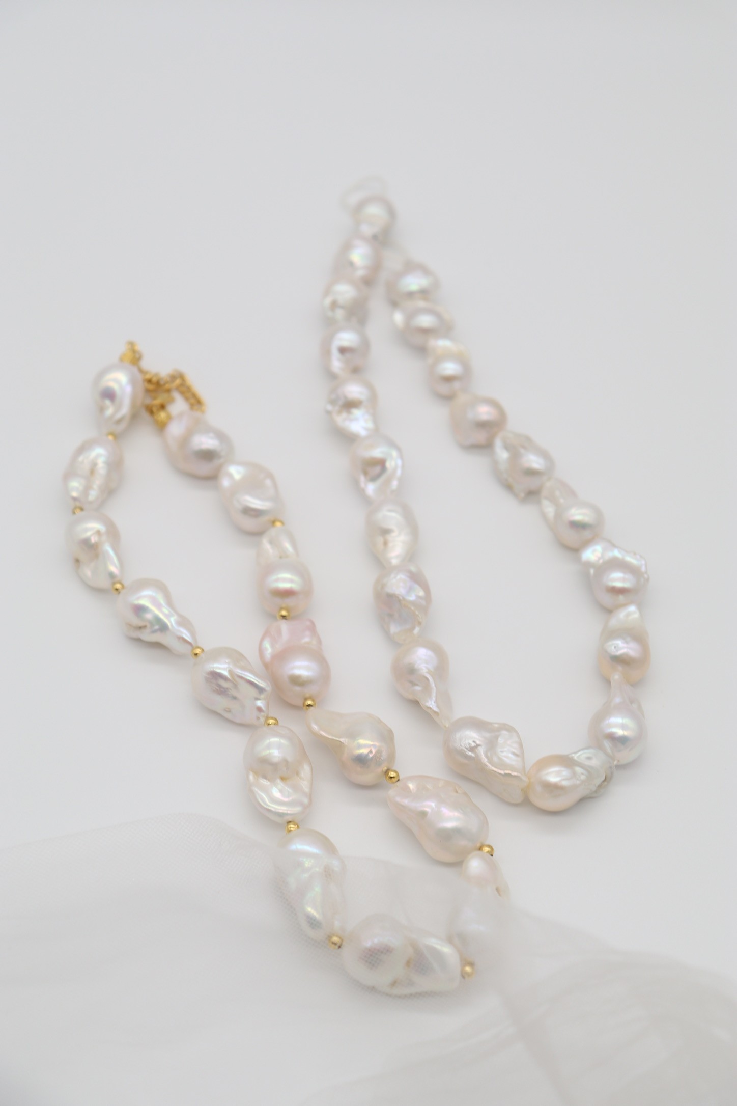 MARİA PREMİUM BAROQUE NO:2 REAL PEARL NECKLACE