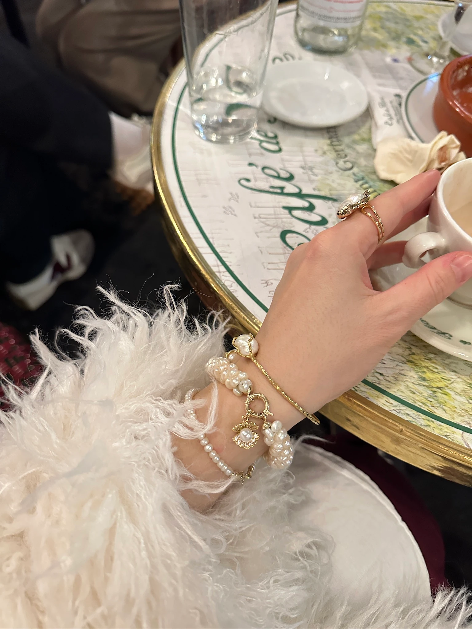 SARMAŞIK GERÇEK İNCİ BİLEKLİK - Shine oyster ile