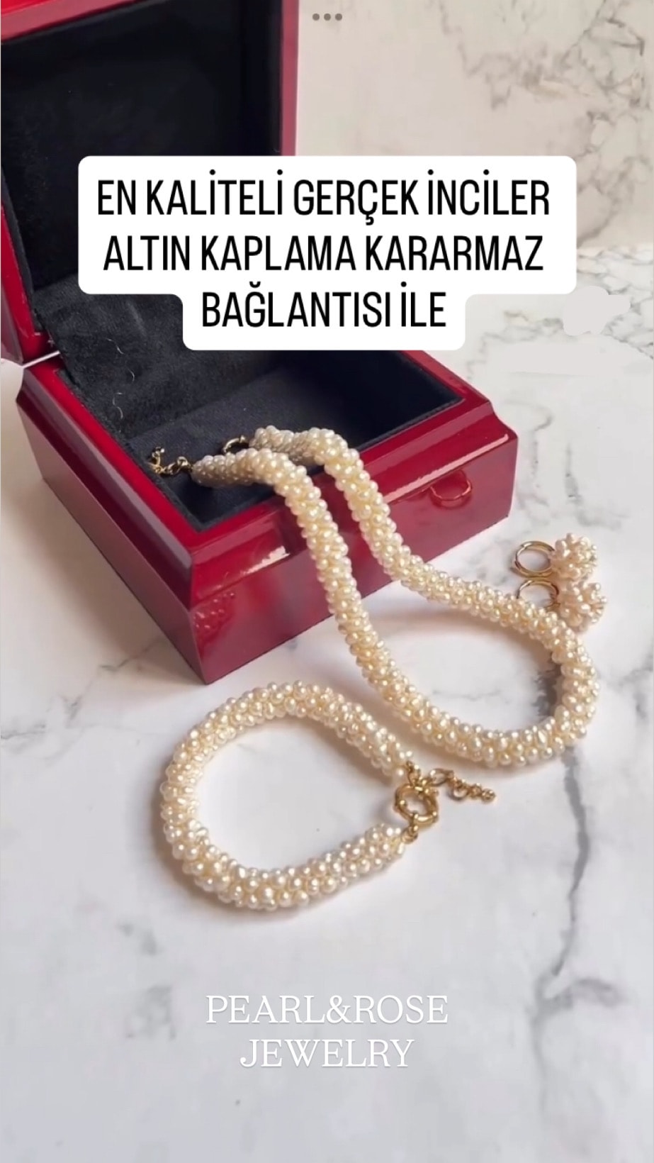 SARMAŞIK REAL PEARL 2’Lİ SET