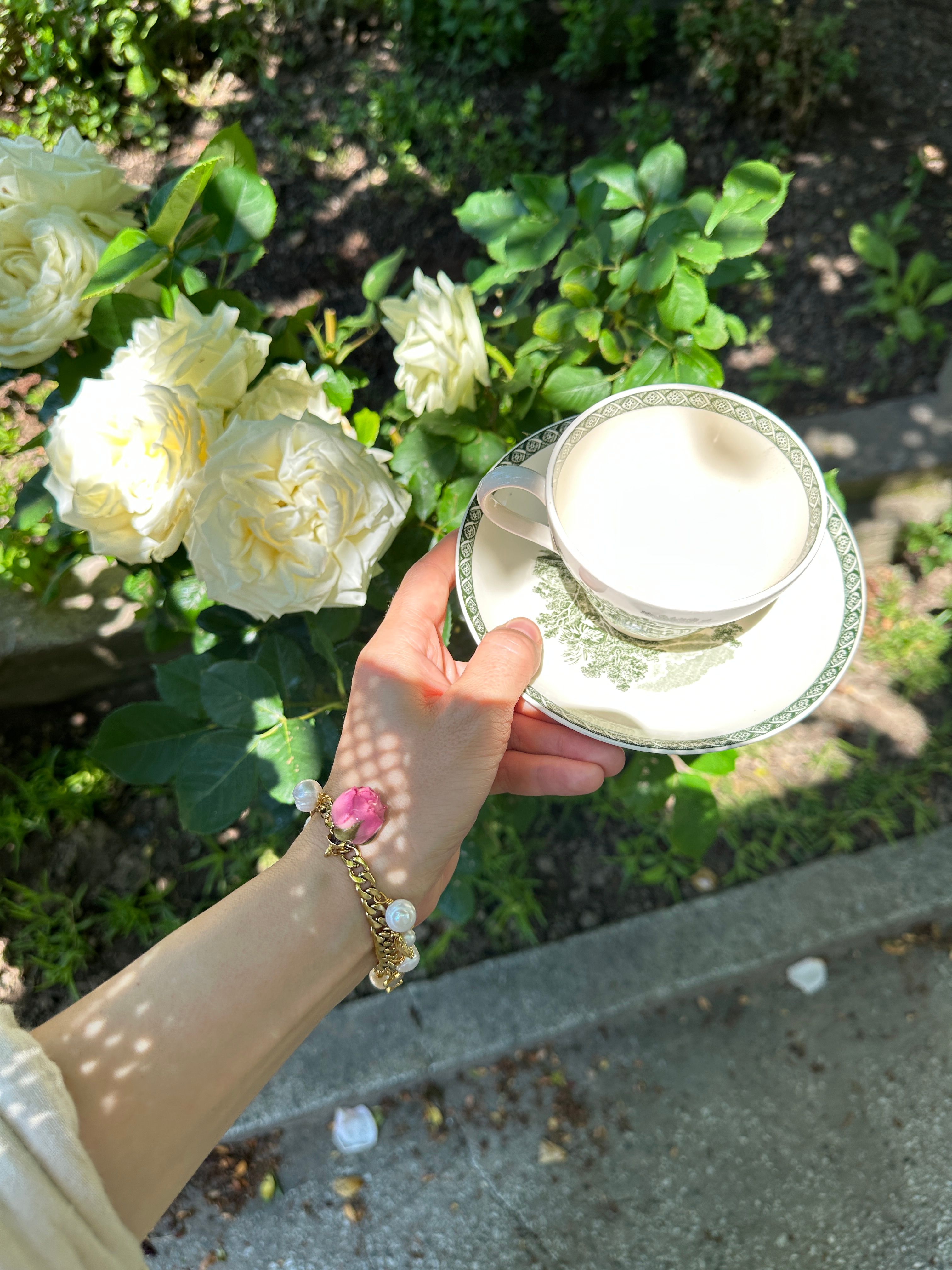 VİCTORİA ROSE CHANEL GERÇEK İNCİ BİLEKLİK