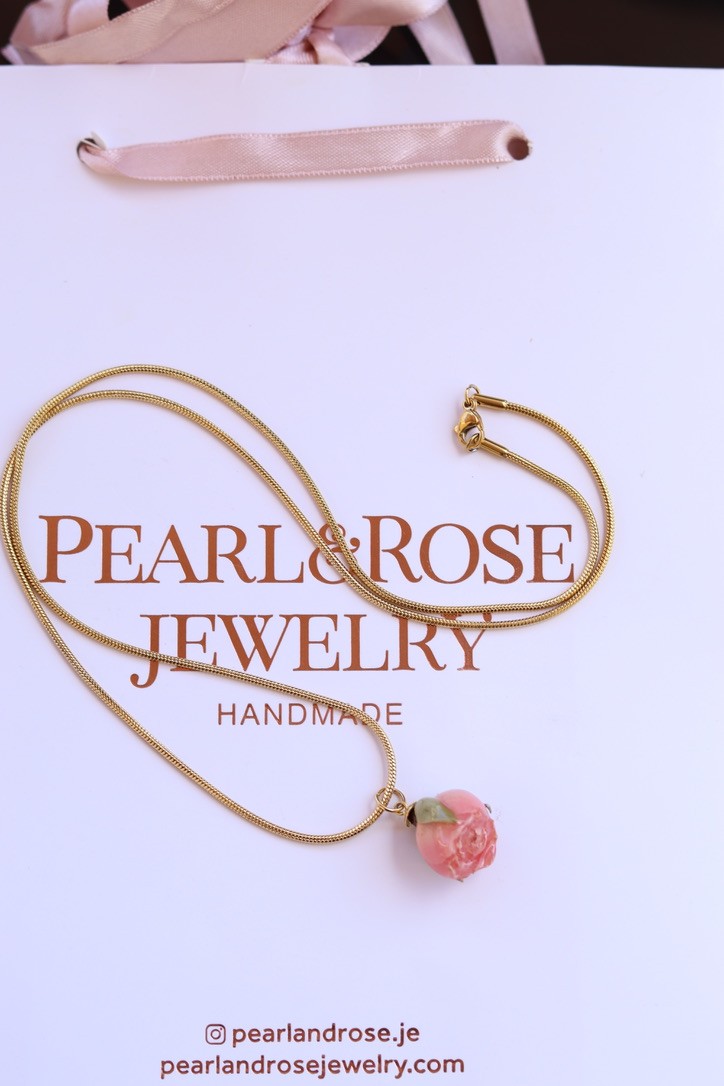 BEAUTIFUL UGLY (ROSE STEEL) NECKLACE