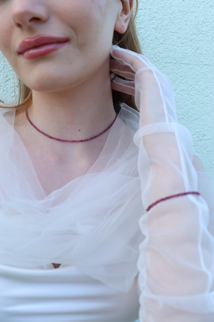 ORIGINAL RUBY SILVER NECKLACE