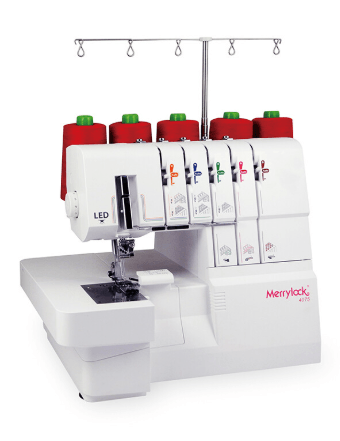 MERRYLOCK COVERLOCK MK4075 2-3-4-5 İPLİKLİ EV TİPİ OVERLOK VE REÇME DİKİŞ MAKİNESİ