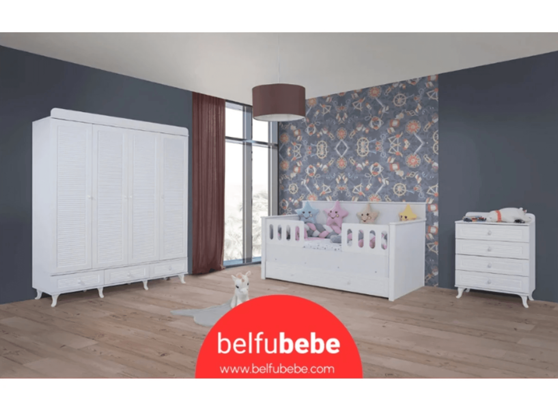2KA Aqua White Çocuk Odası Takımı - 3