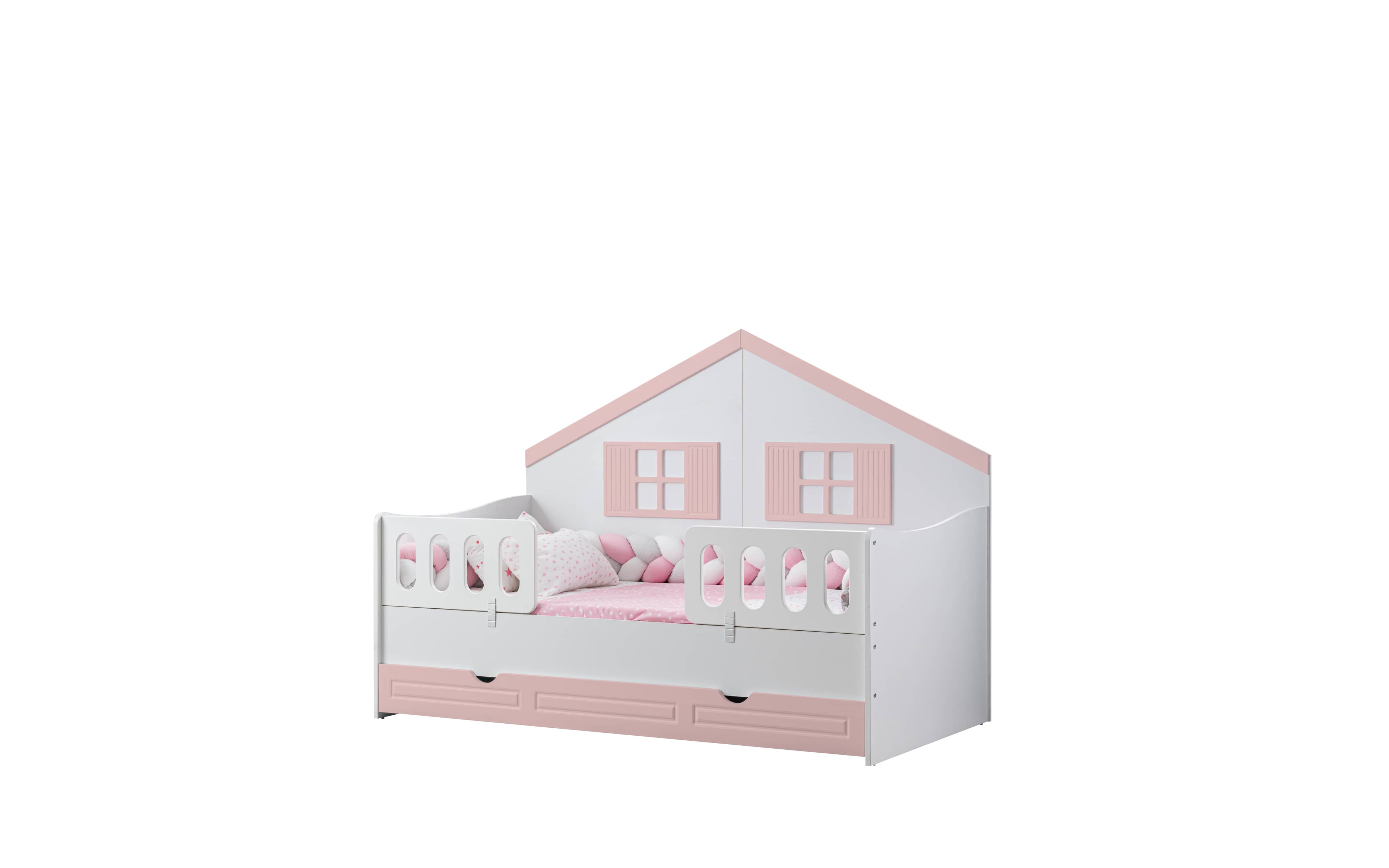 Lisbon Pembe Evli Montessori Yatak