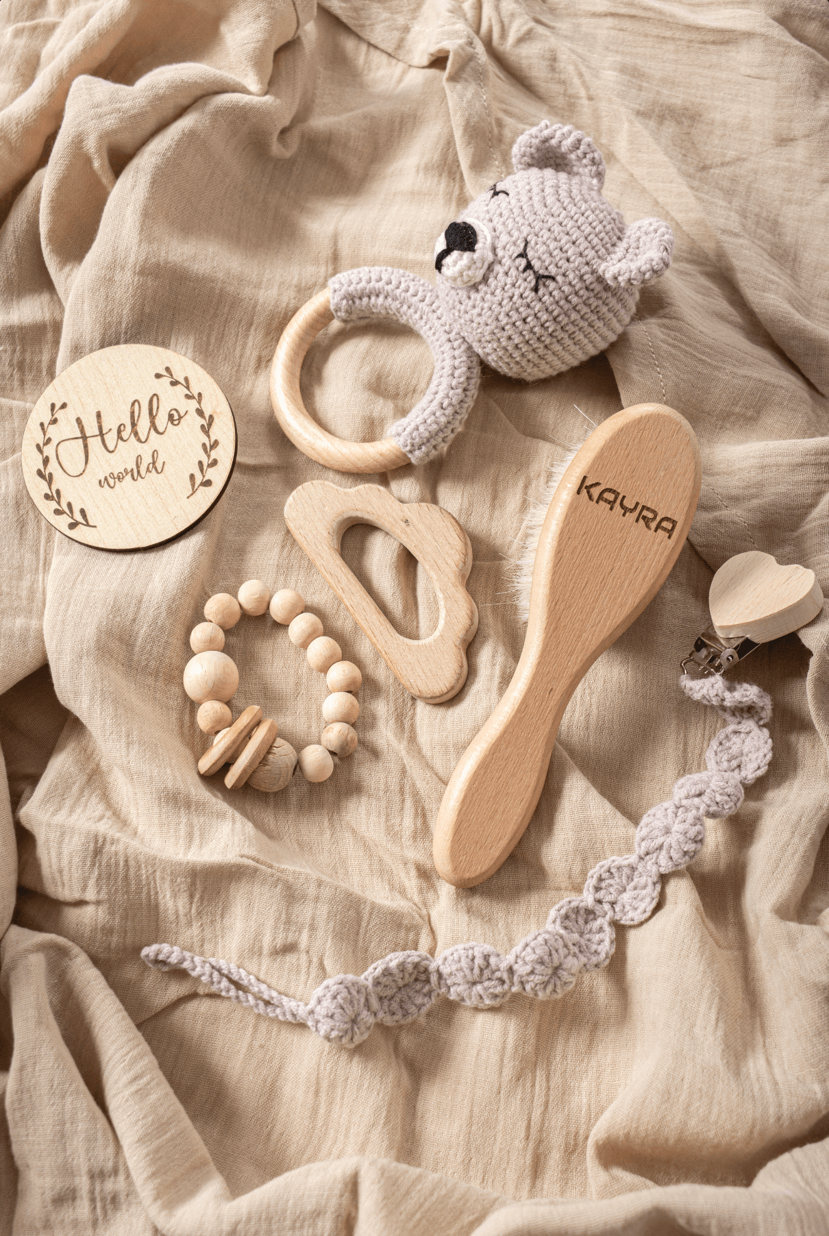 Organik 7'li Set - kahve