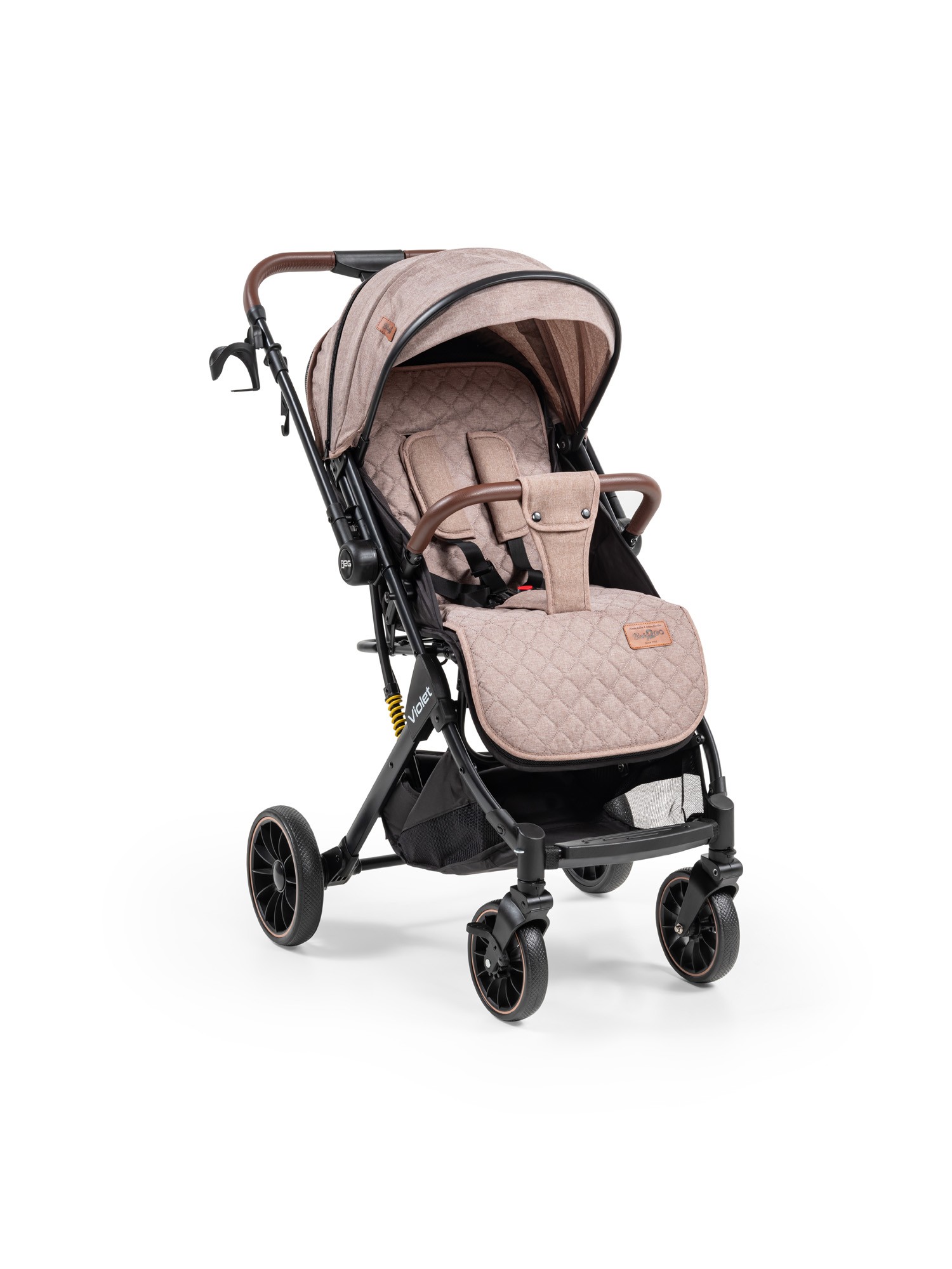 Baby2Go 2421 Violet Bebek Arabası - Kahverengi