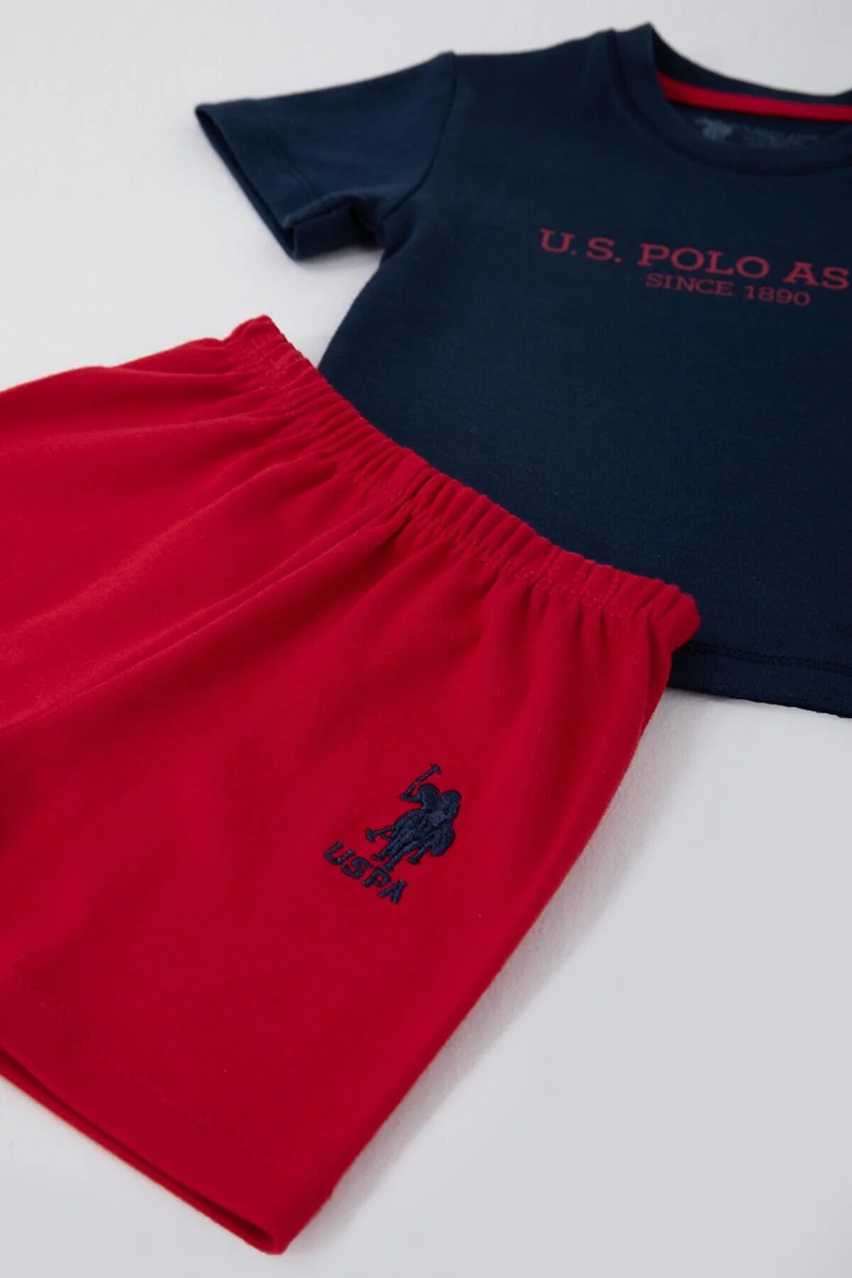 U.S. Polo Assn. Stylish Lacivert Bebek Tshirt Takım