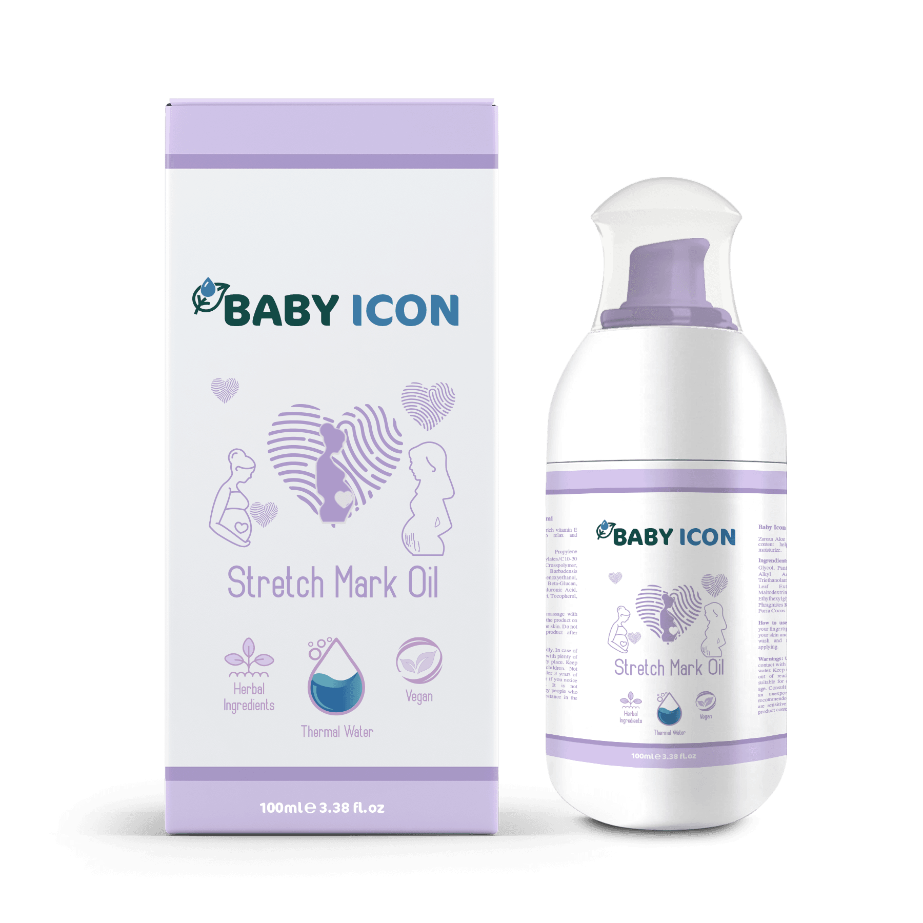 Baby İcon Gebe Çatlak Önleyici Yağ 100 ML