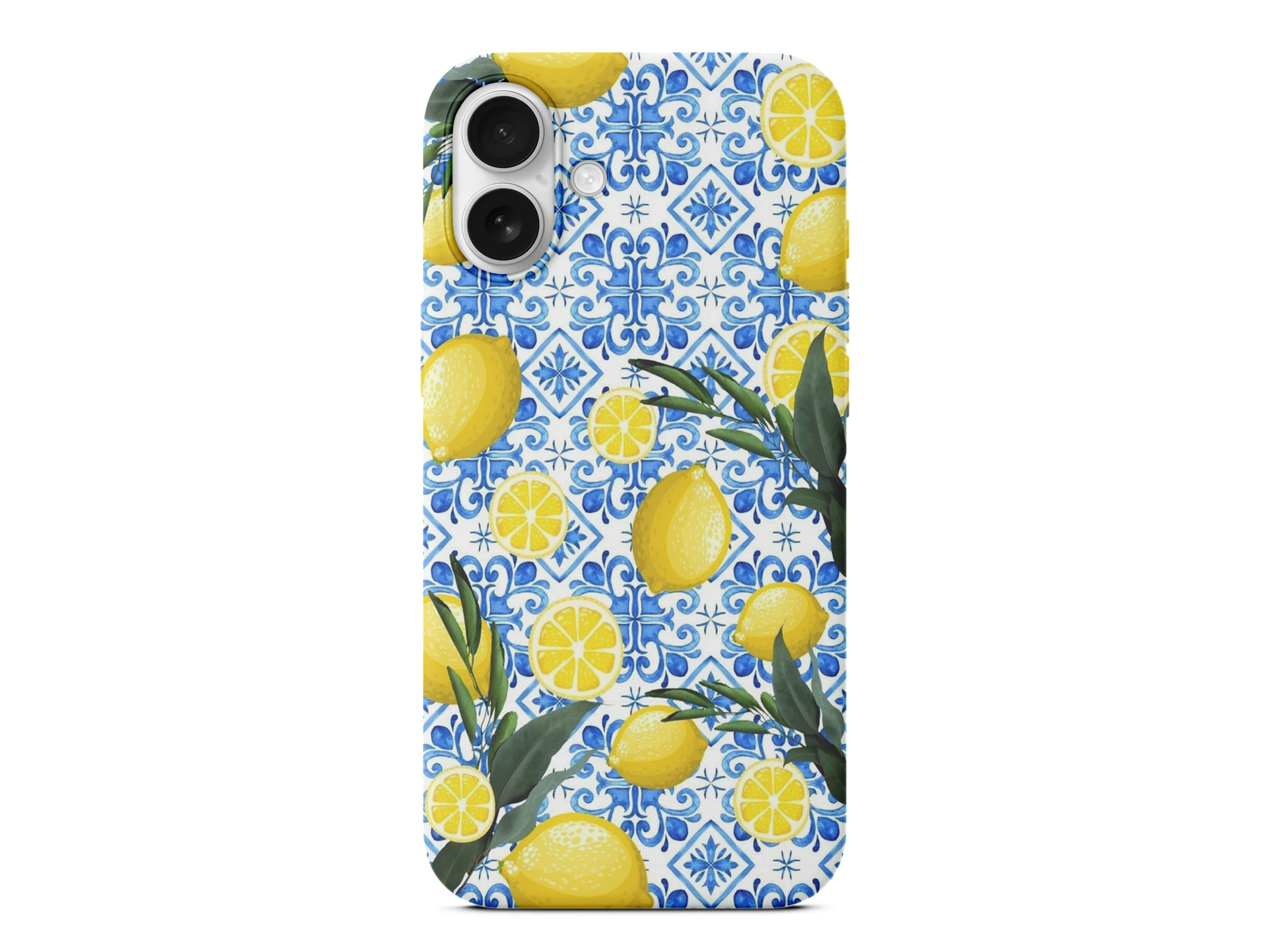 Limon ve Çini Sanatı Detaylı Telefon Kılıfı