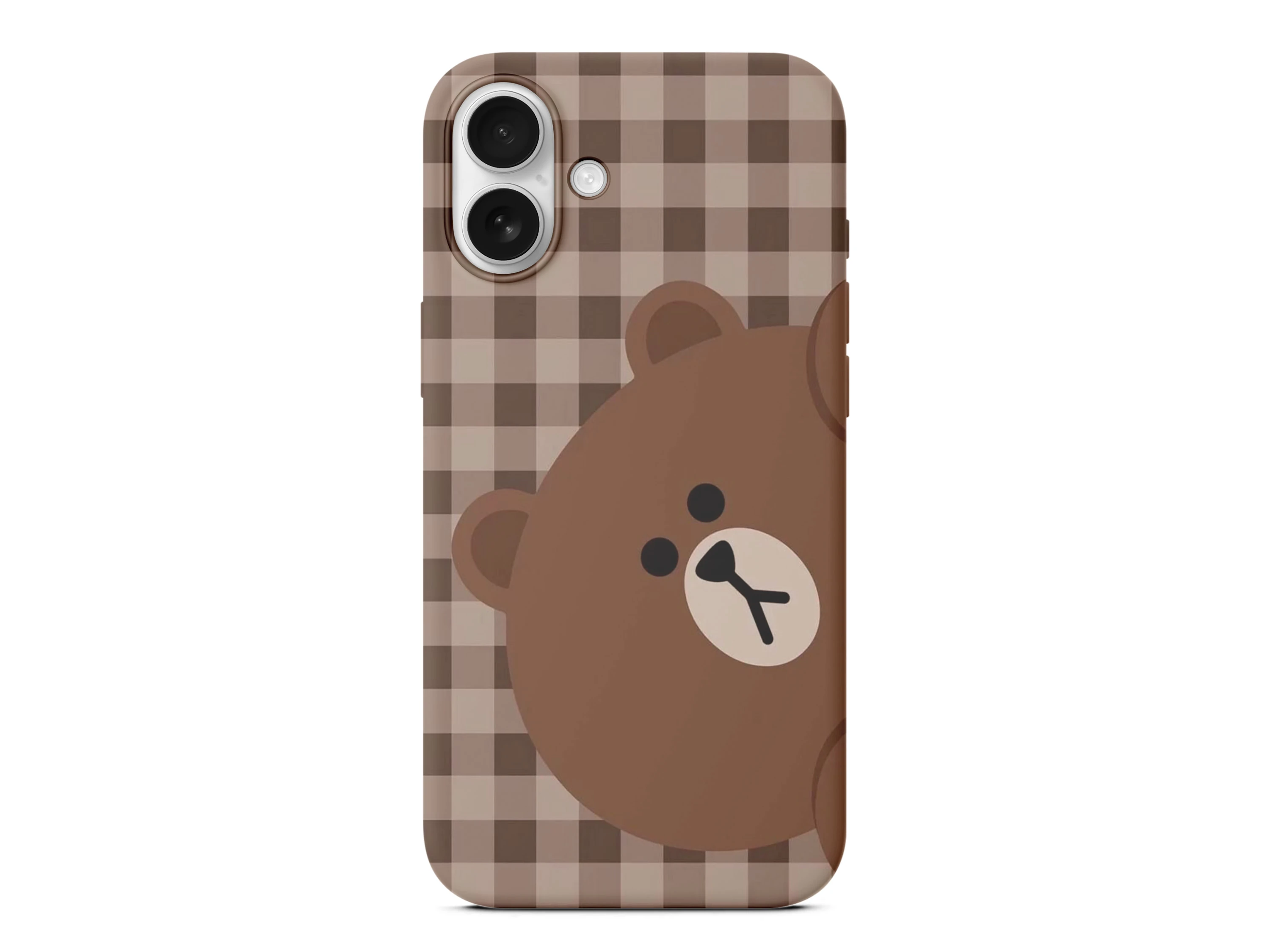 Meraklı Ayıcık Baskılı Telefon Kılıfı