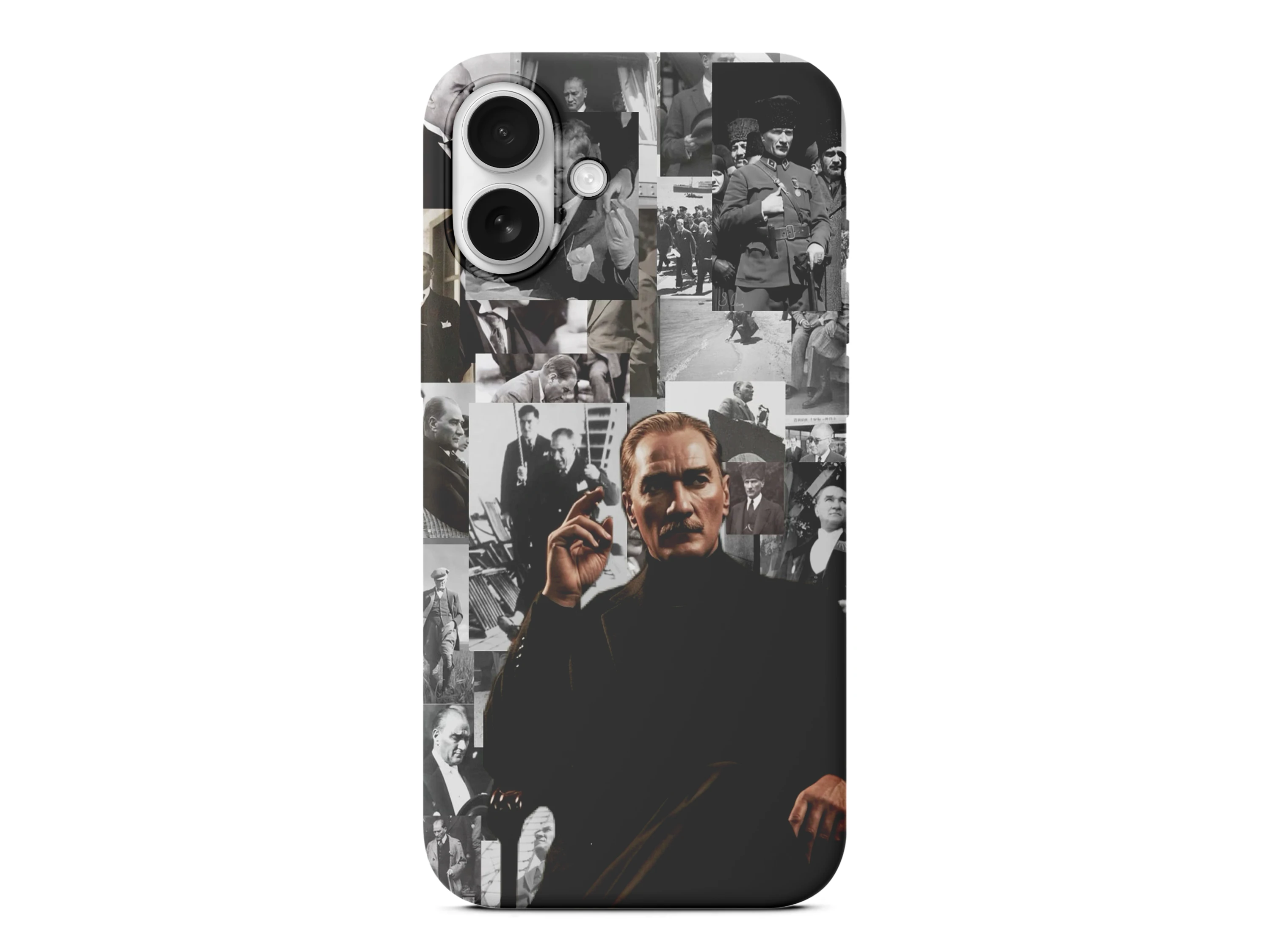 Mustafa Kemal Atatürk Kolaj Baskılı Silikon Kılıf