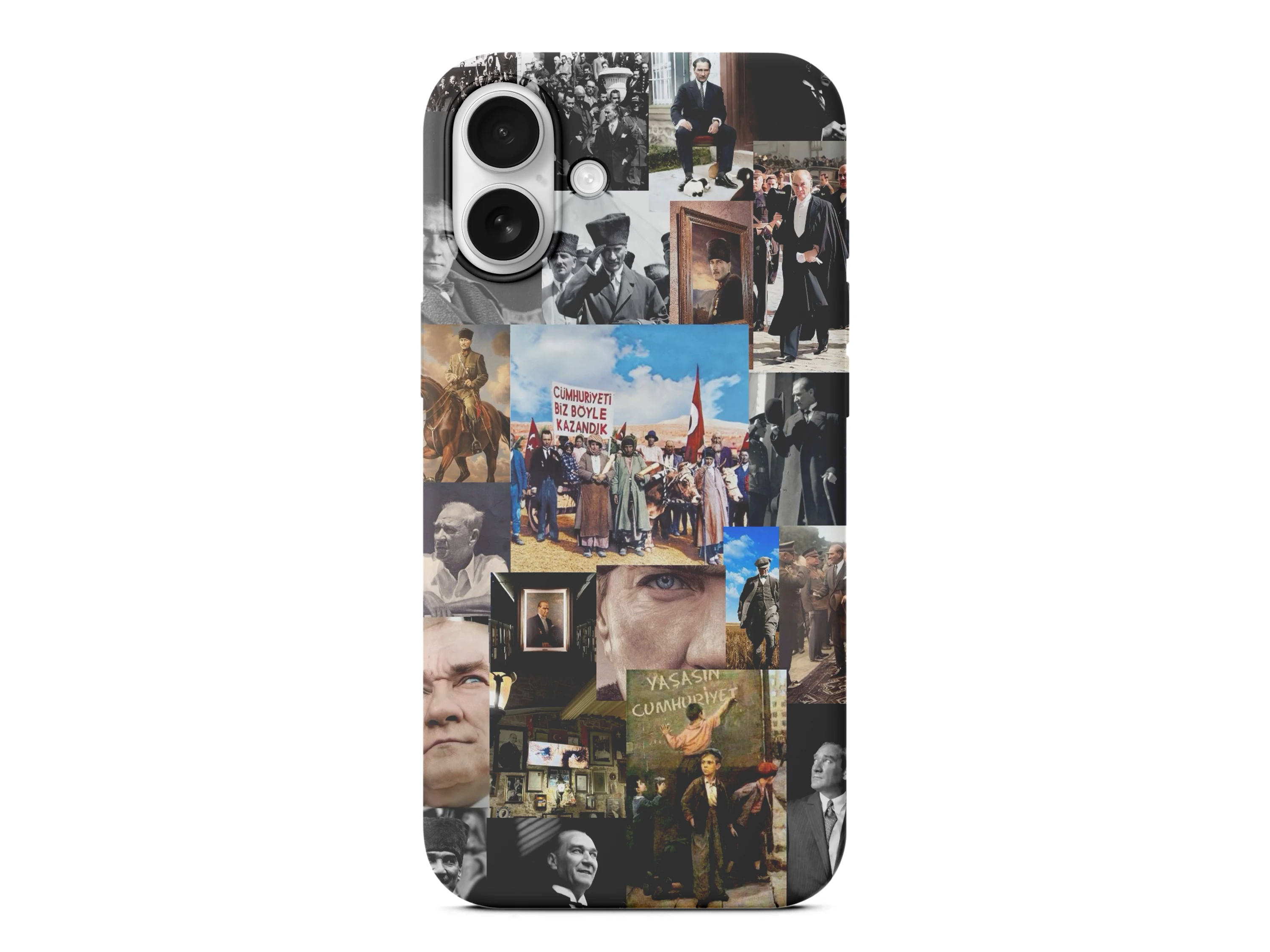 Cumhuriyet Detaylı Atatürk Baskılı Telefon Kılıfı