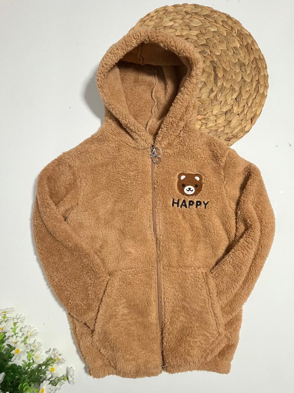 Welsoft Hırka Happy Ayıcık