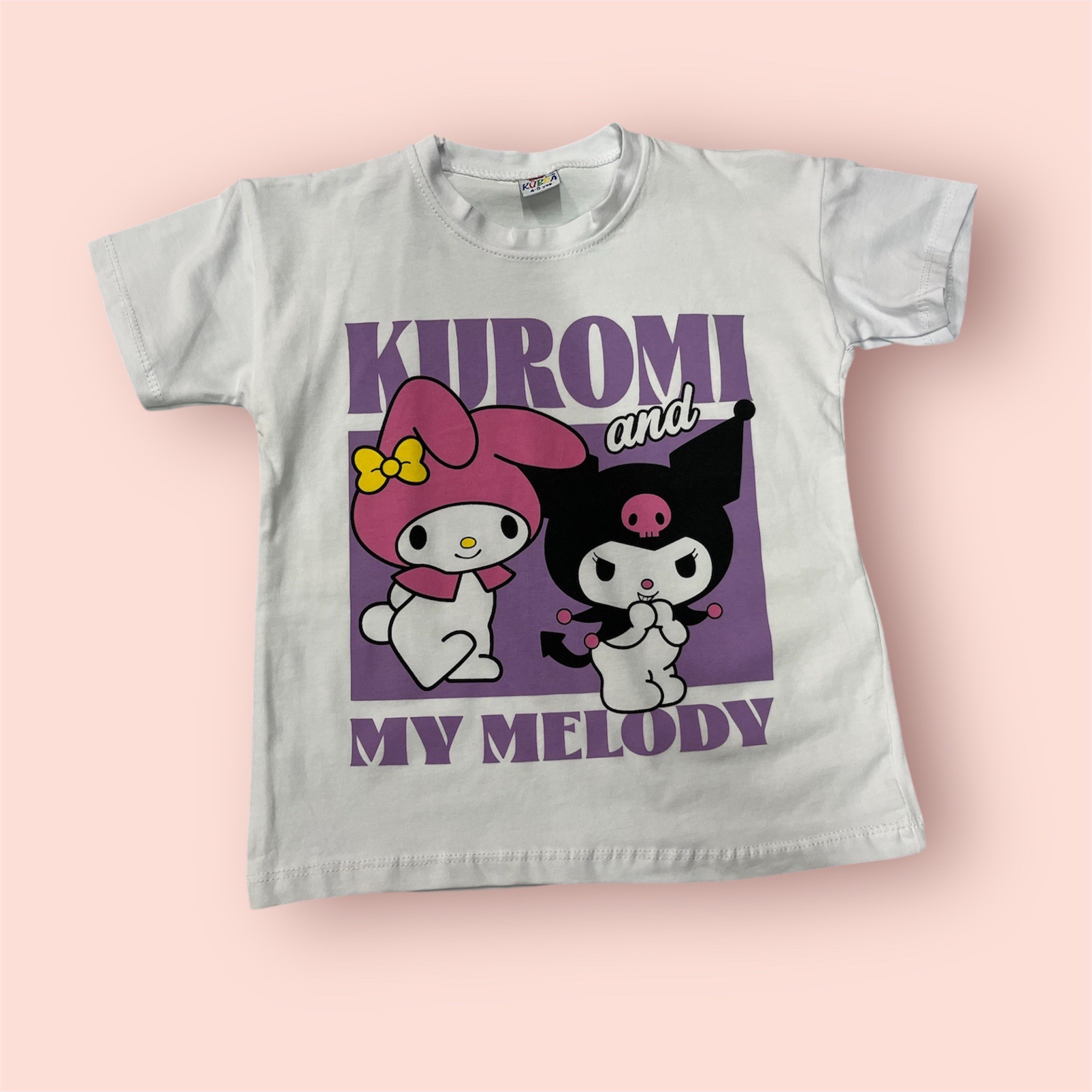 Kuromi Kız Çocuk Şortlu Alt/Üst Takım