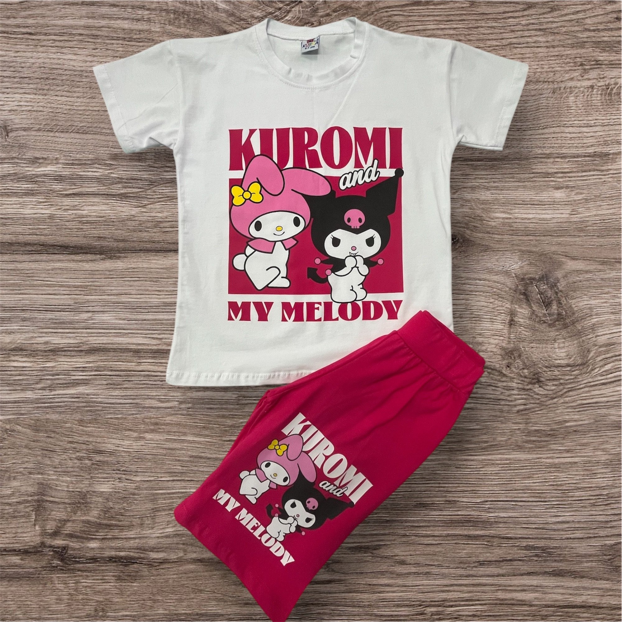 Kuromi Kız çocuk Şortlu Alt/Üst Takım