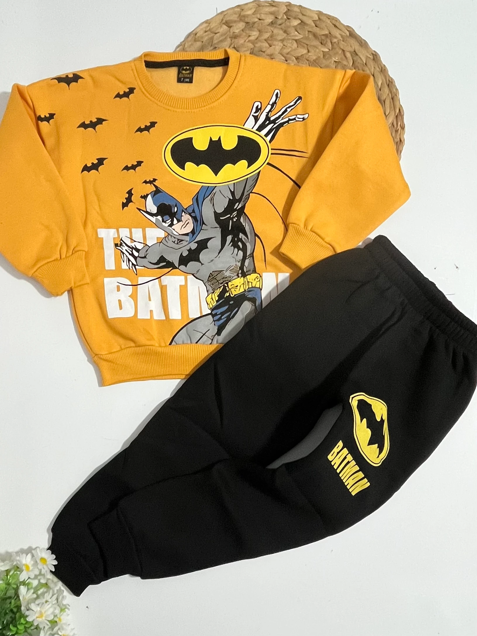 Alt/Üst Takım 3İp Şardonlu Batman