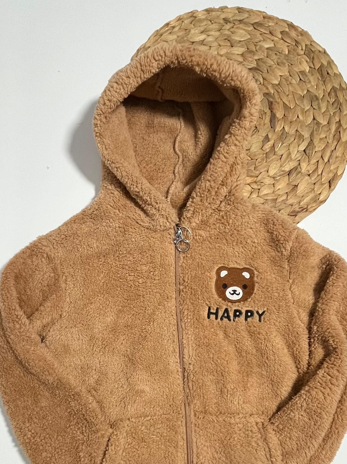 Welsoft Hırka Happy Ayıcık