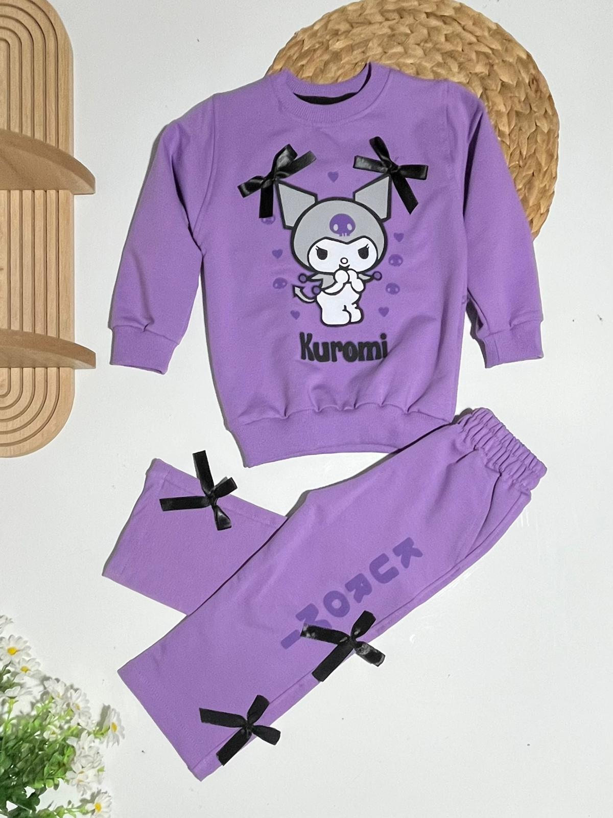 Takım Kuromi kompakt penye 2 ip şardonsuz