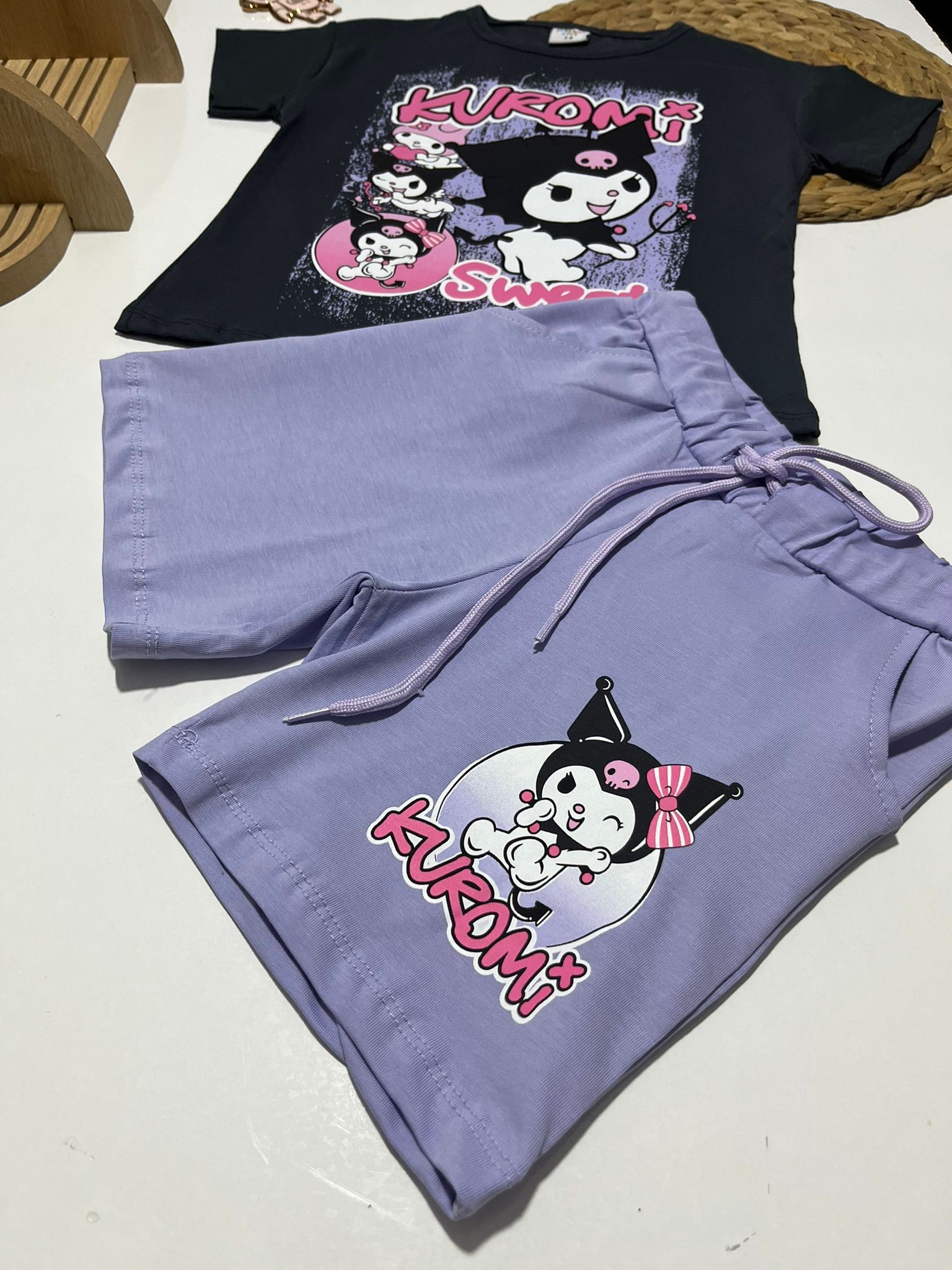 Kuromi Şortlu Alt/Üst Takım