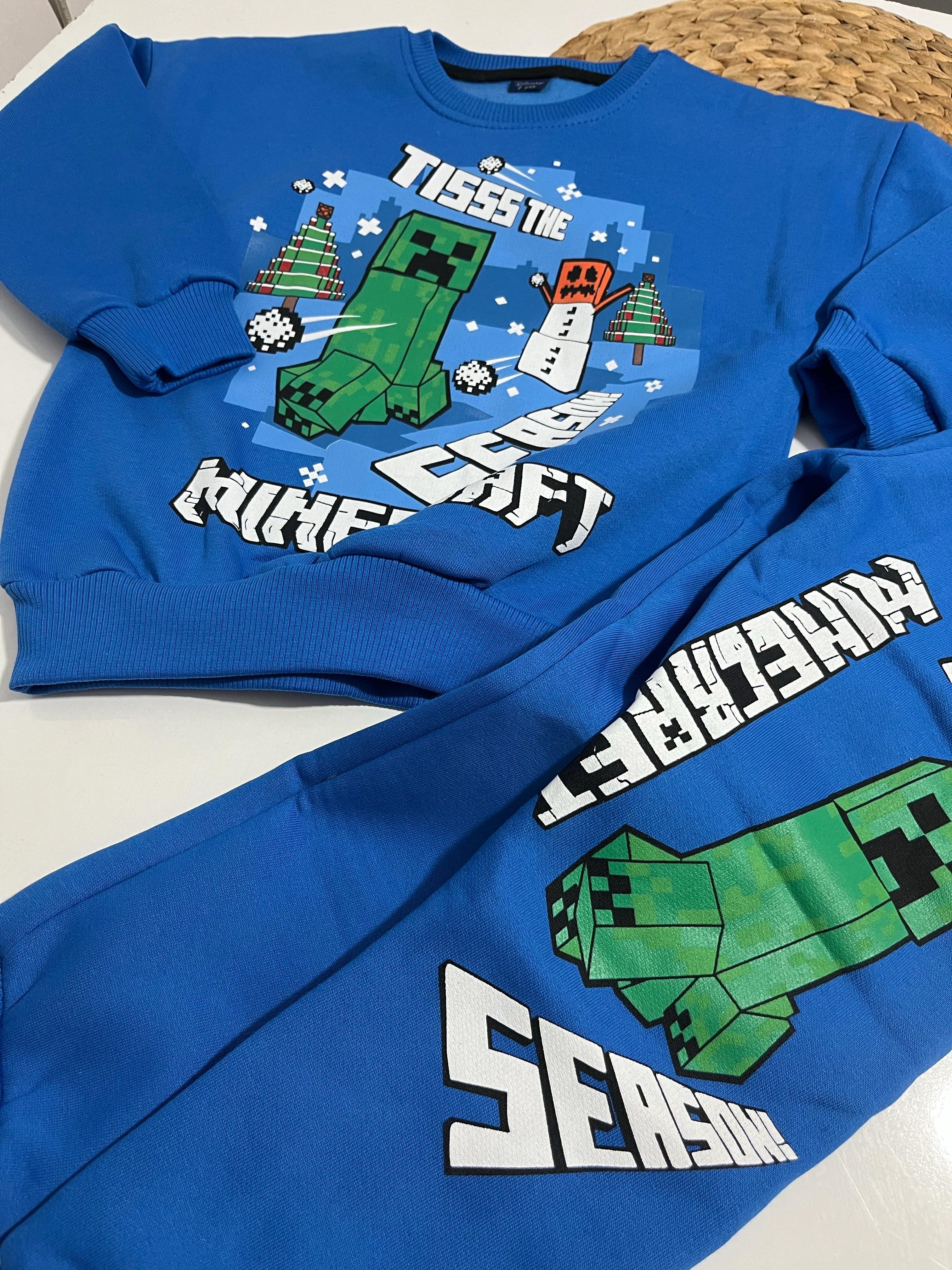 Erkek Çocuk Alt/Üst Takım Minecraft