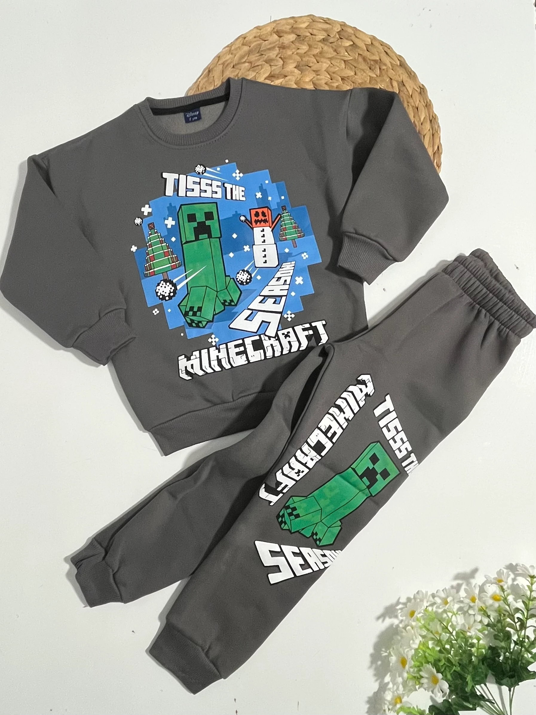 Erkek Çocuk Alt/Üst Takım Minecraft