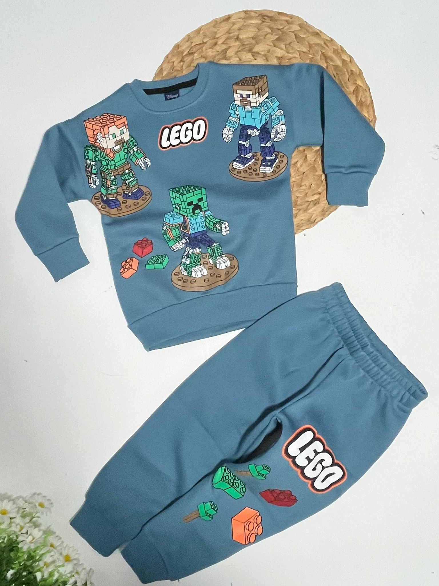 Erkek Çocuk Takım Lego 3İp Şardonlu