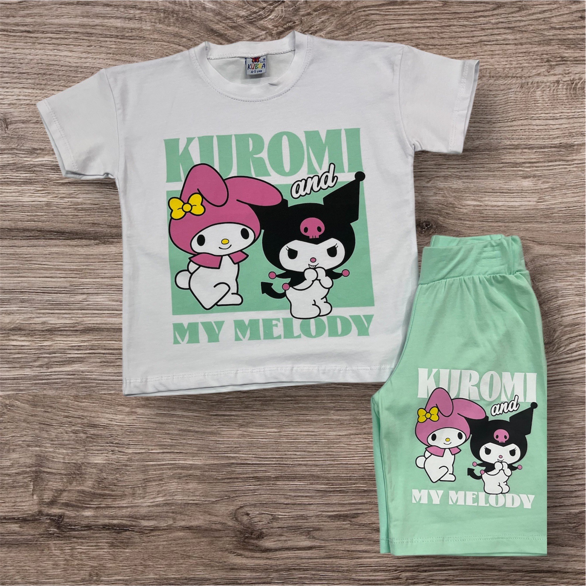 Kuromi Kız çocuk Şortlu Alt/Üst Takım