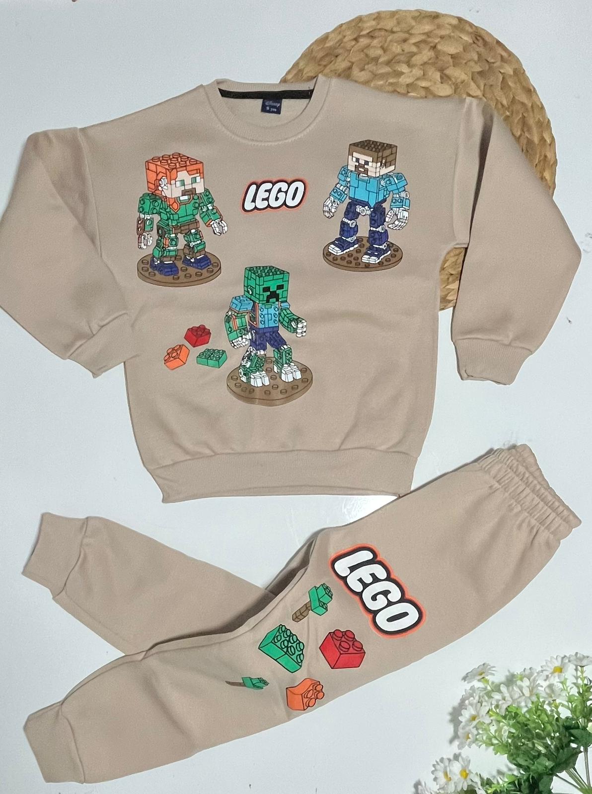 Erkek Çocuk Takım Lego 3İp Şardonlu