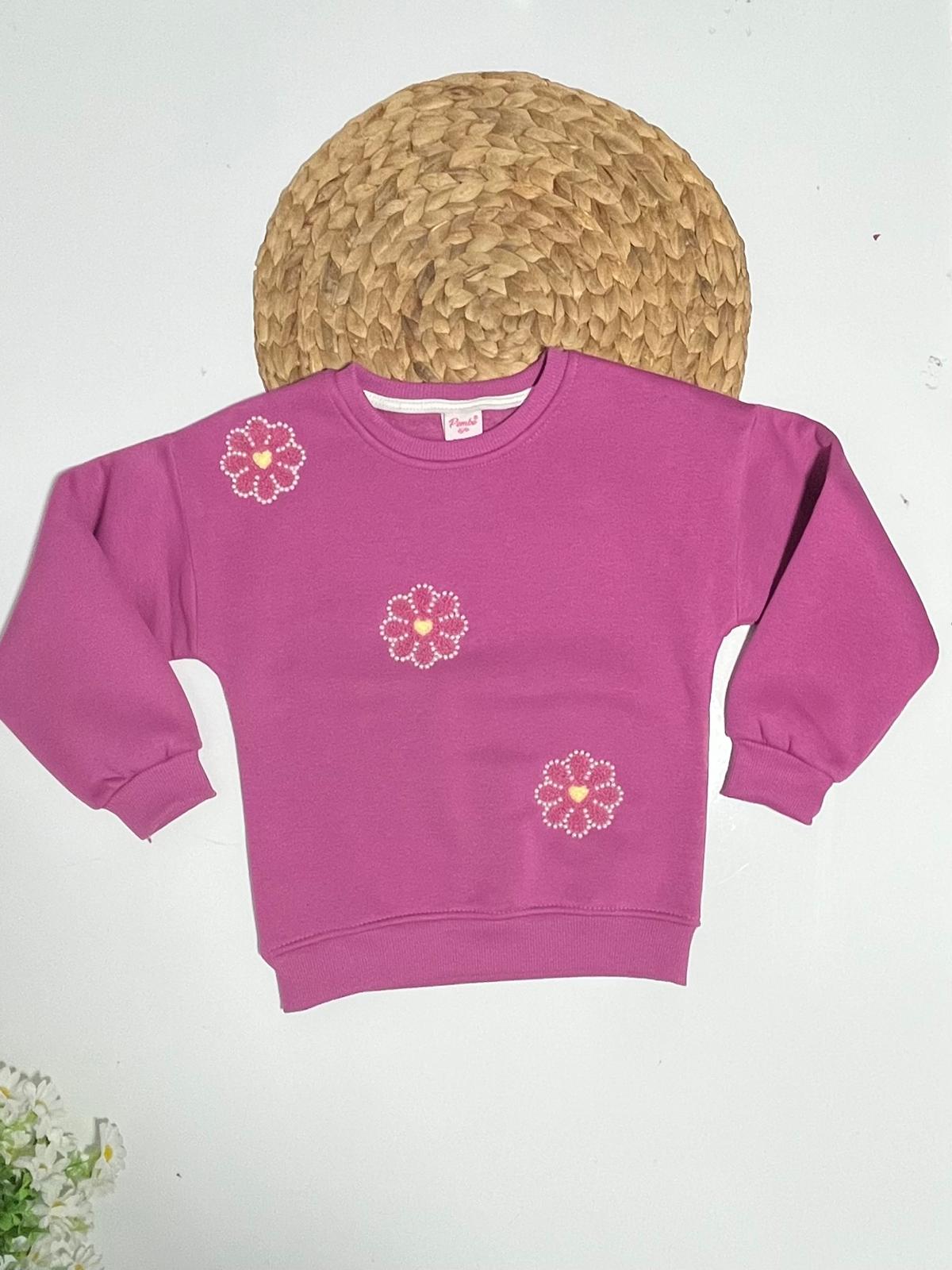 Kız Çocuk Sweat 3ip Şardonlu