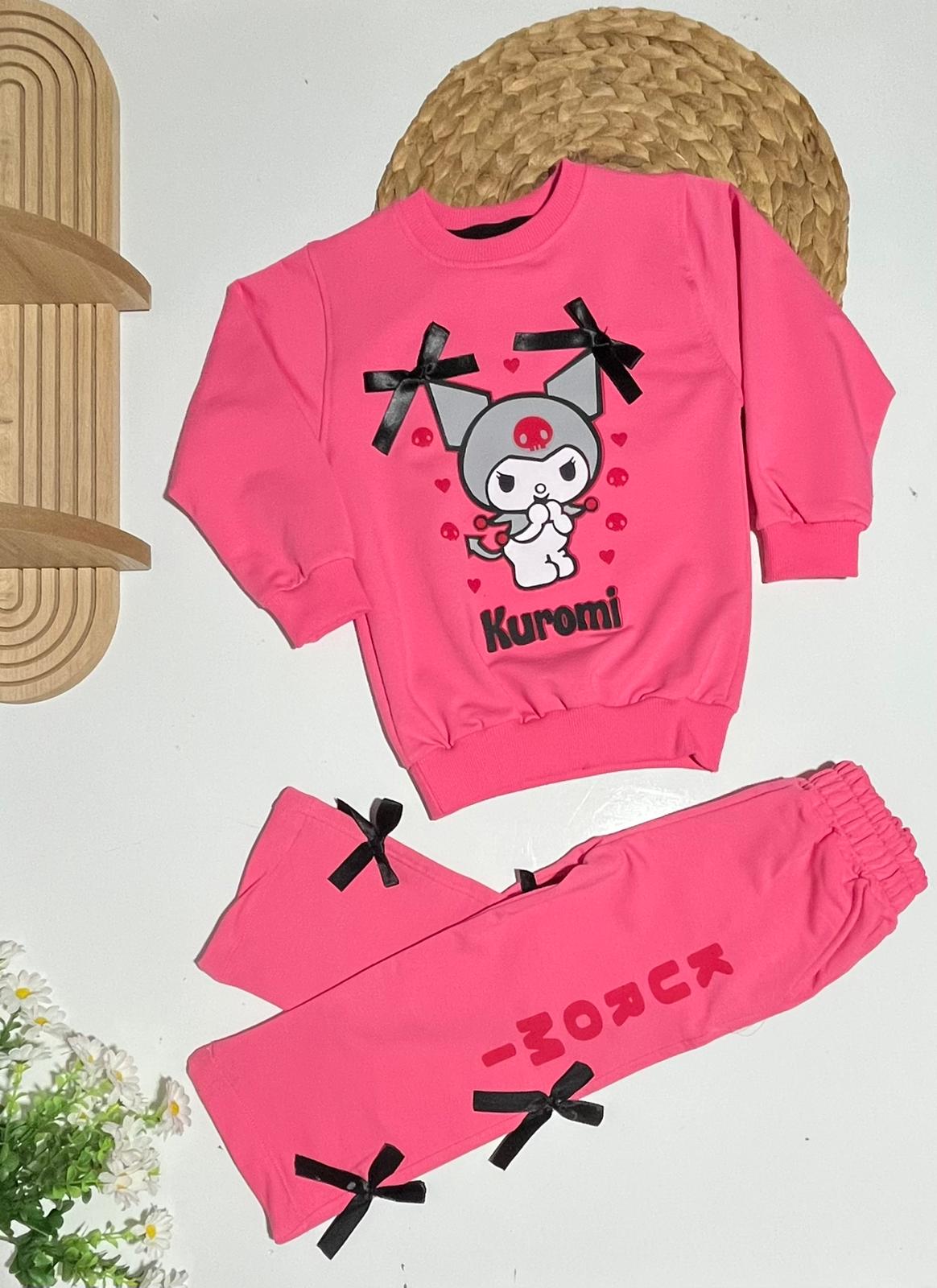 Takım Kuromi kompakt penye 2 ip şardonsuz