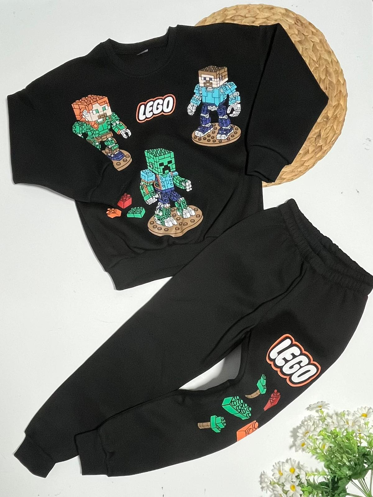 Erkek Çocuk Takım Lego 3İp Şardonlu