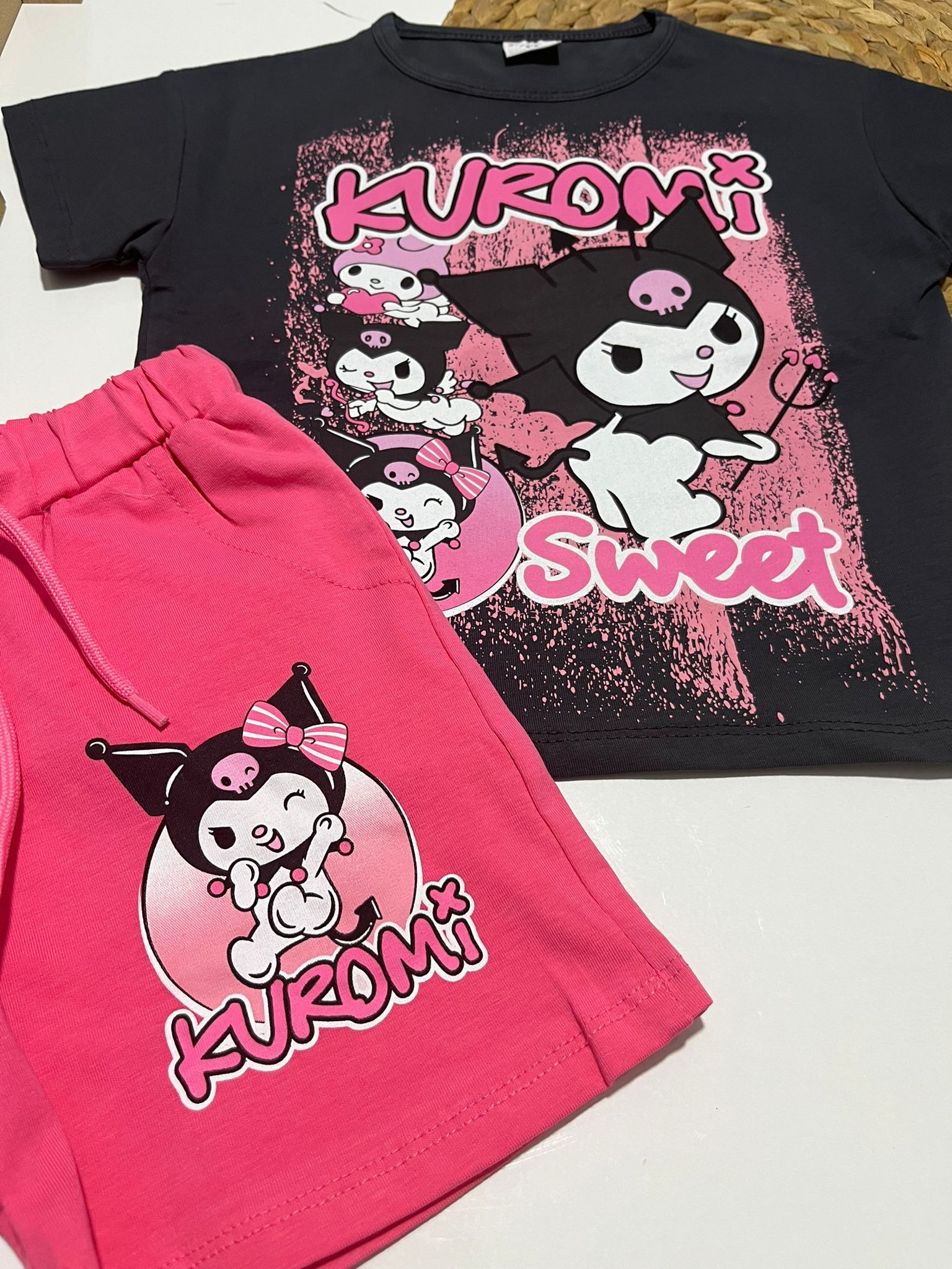 Kuromi Şortlu Alt/Üst Takım